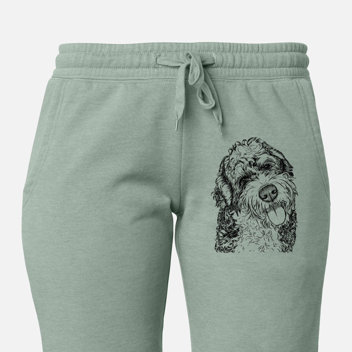 Kaci the Bernedoodle - Women&#39;s Cali Wave Joggers