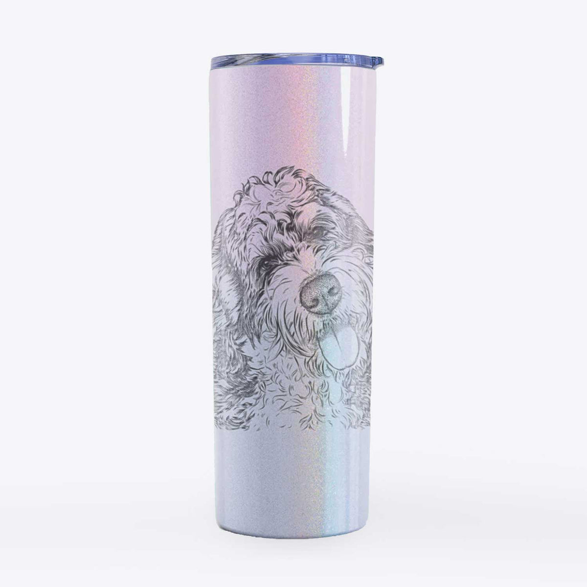 Kaci the Bernedoodle - 20oz Skinny Tumbler