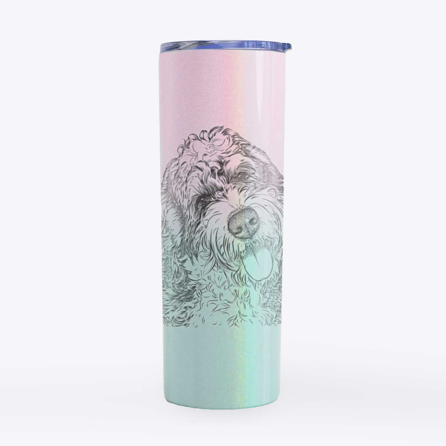 Kaci the Bernedoodle - 20oz Skinny Tumbler