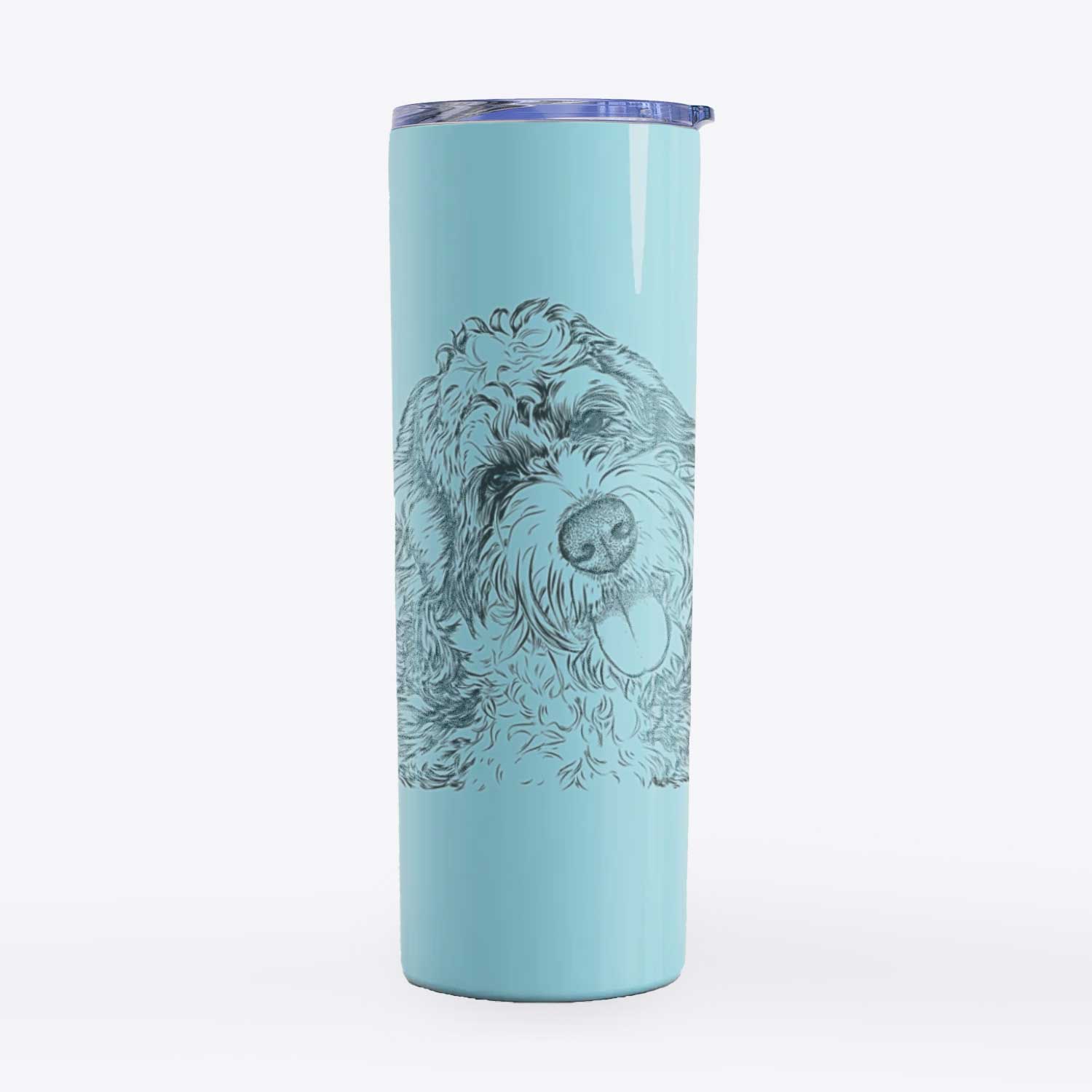 Kaci the Bernedoodle - 20oz Skinny Tumbler