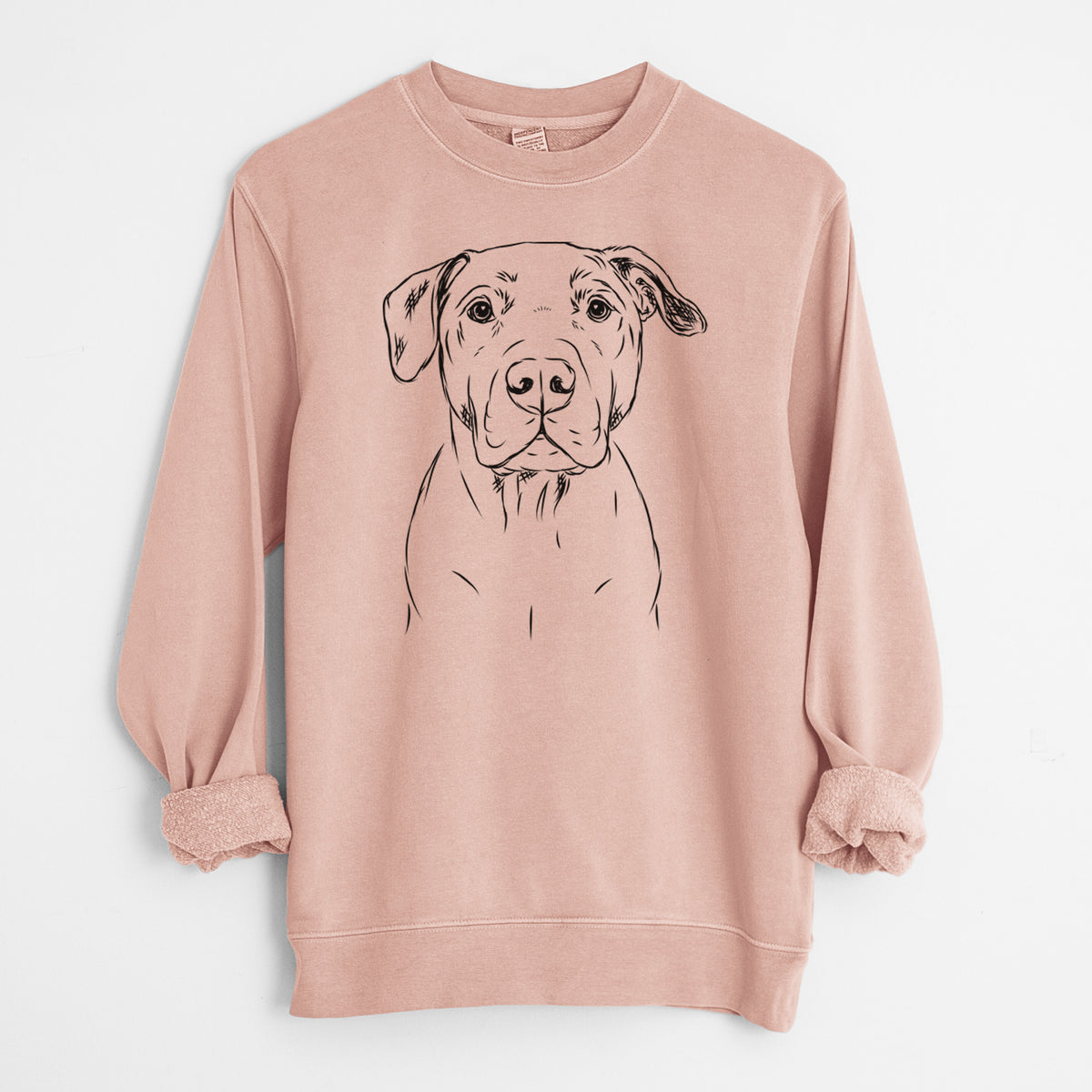 Bare Kadin the Pitbull - Unisex Pigment Dyed Crew Sweatshirt