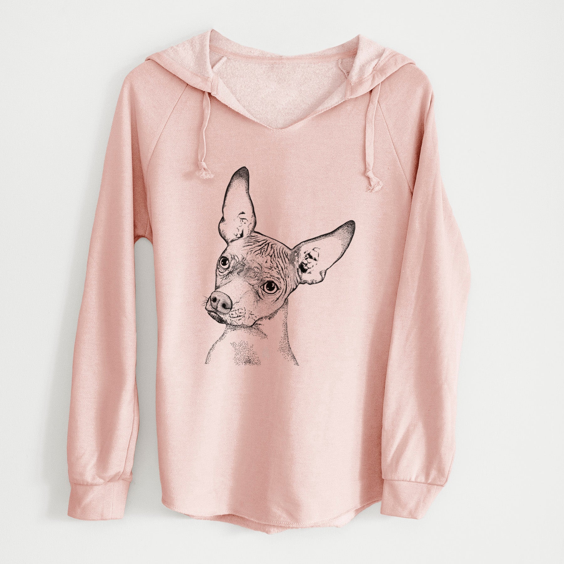 Bare Kahlo the Xoloitzcuintli - Cali Wave Hooded Sweatshirt