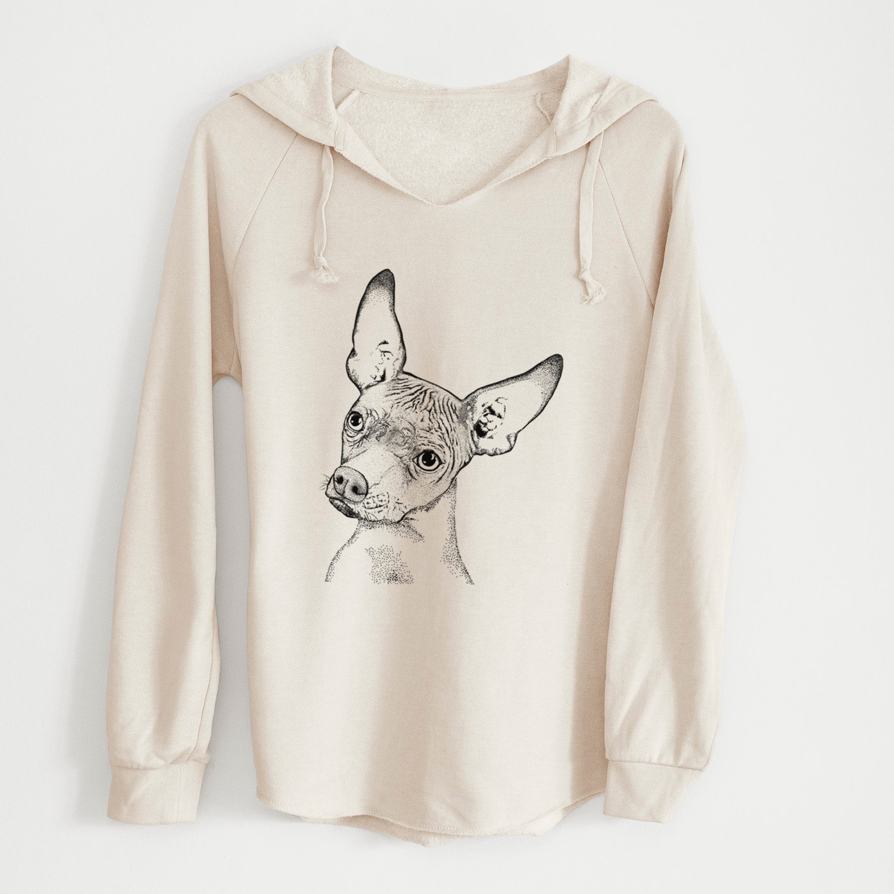 Bare Kahlo the Xoloitzcuintli - Cali Wave Hooded Sweatshirt
