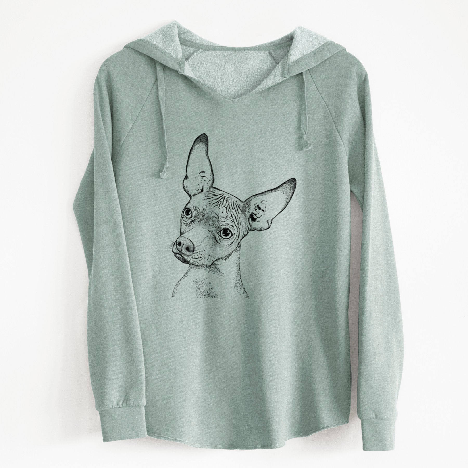 Bare Kahlo the Xoloitzcuintli - Cali Wave Hooded Sweatshirt