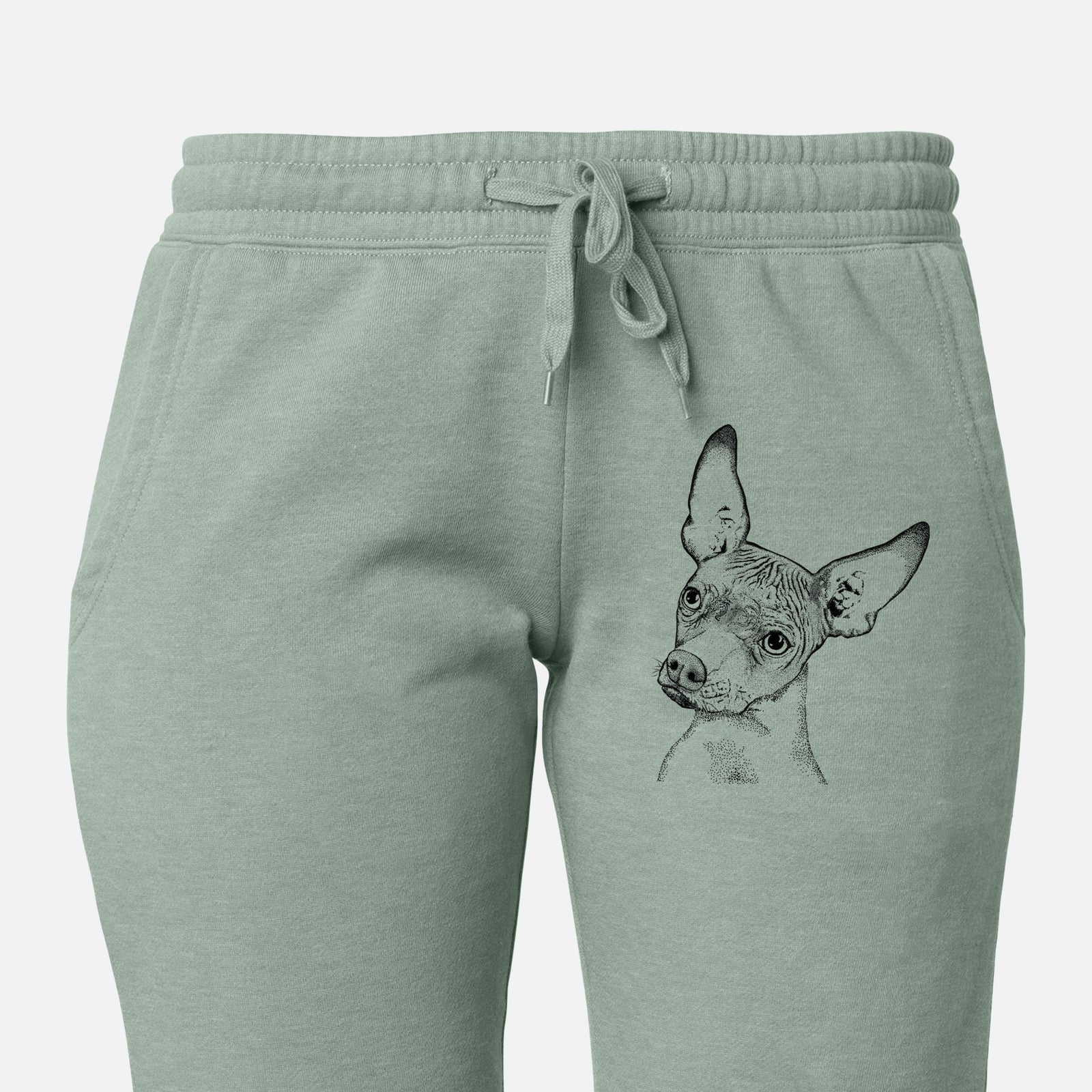Kahlo the Xoloitzcuintli - Women's Cali Wave Joggers