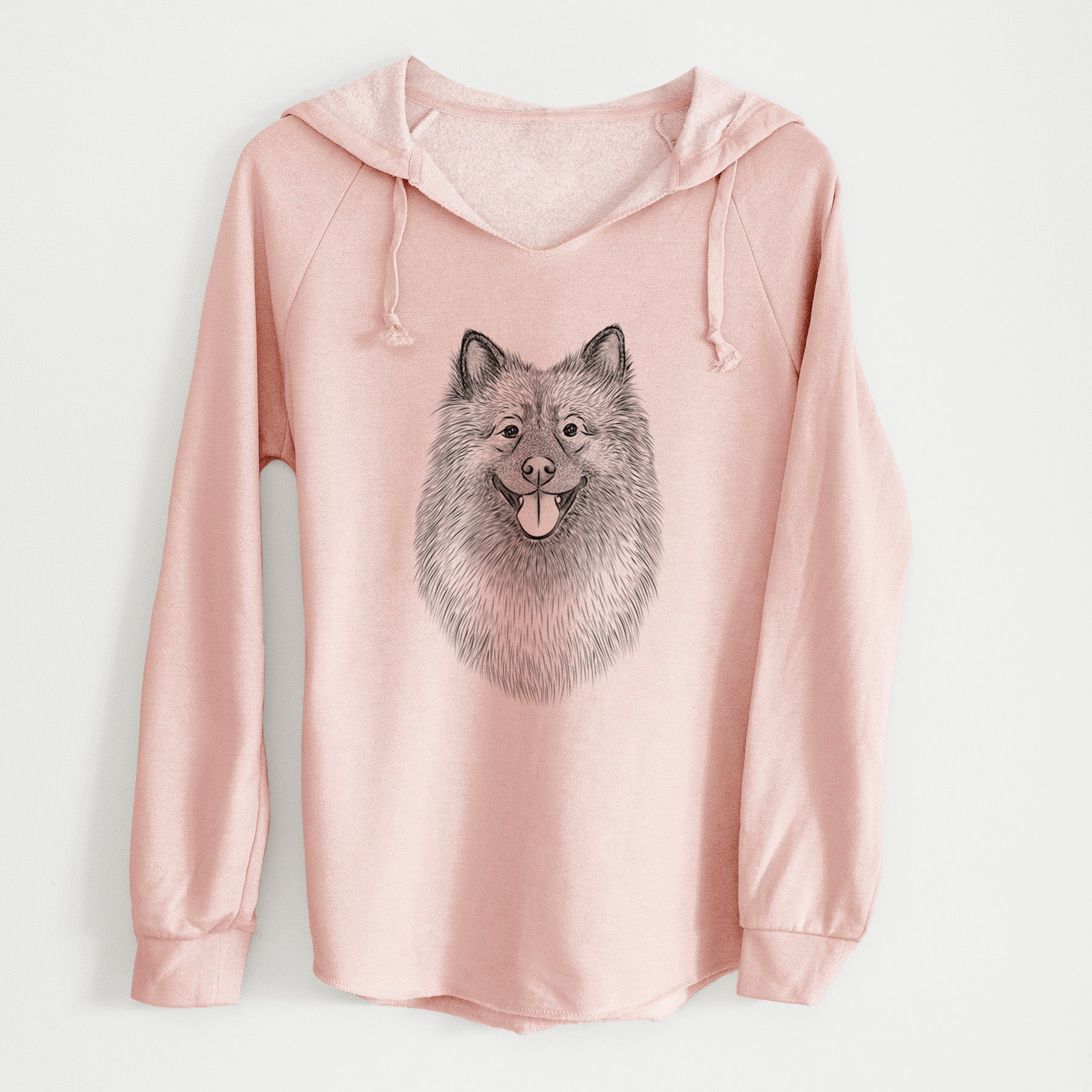 Bare Kai the Keeshond - Cali Wave Hooded Sweatshirt