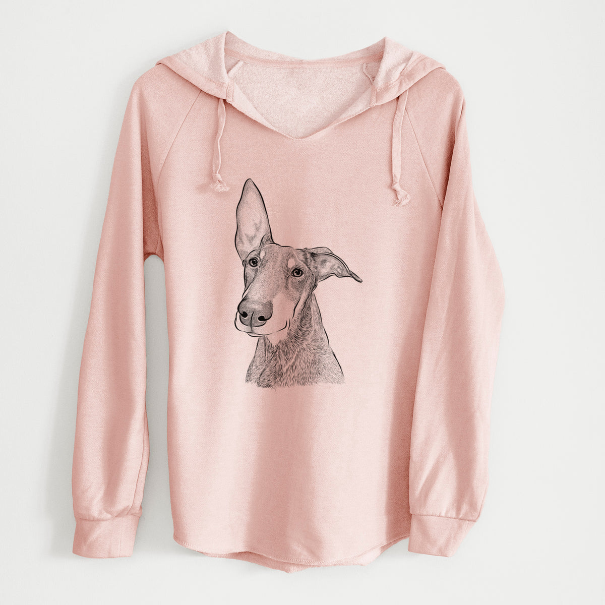 Bare Kain the Doberman Pinscher - Cali Wave Hooded Sweatshirt