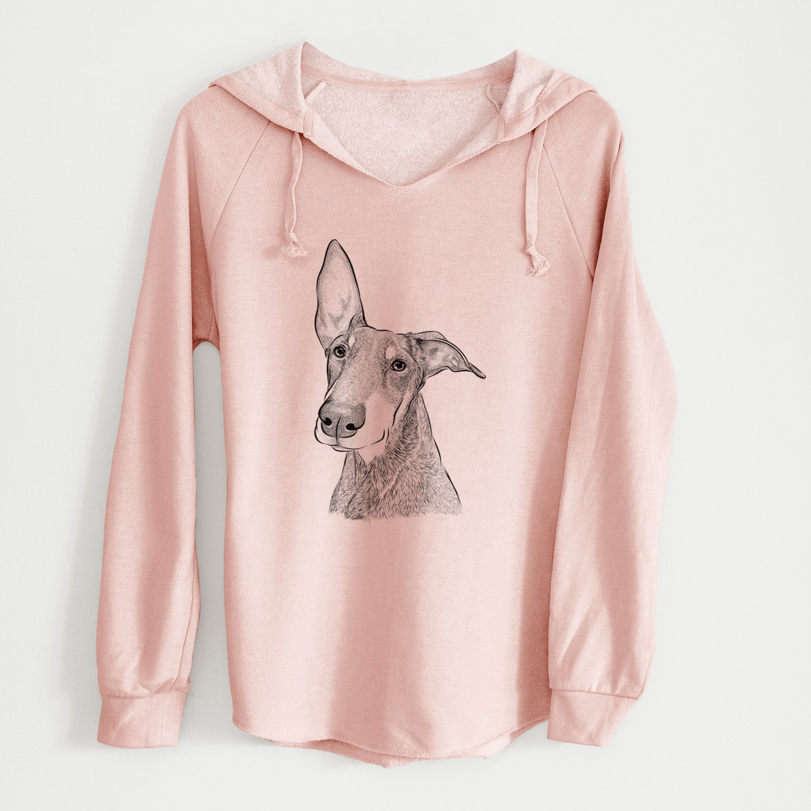 Bare Kain the Doberman Pinscher - Cali Wave Hooded Sweatshirt