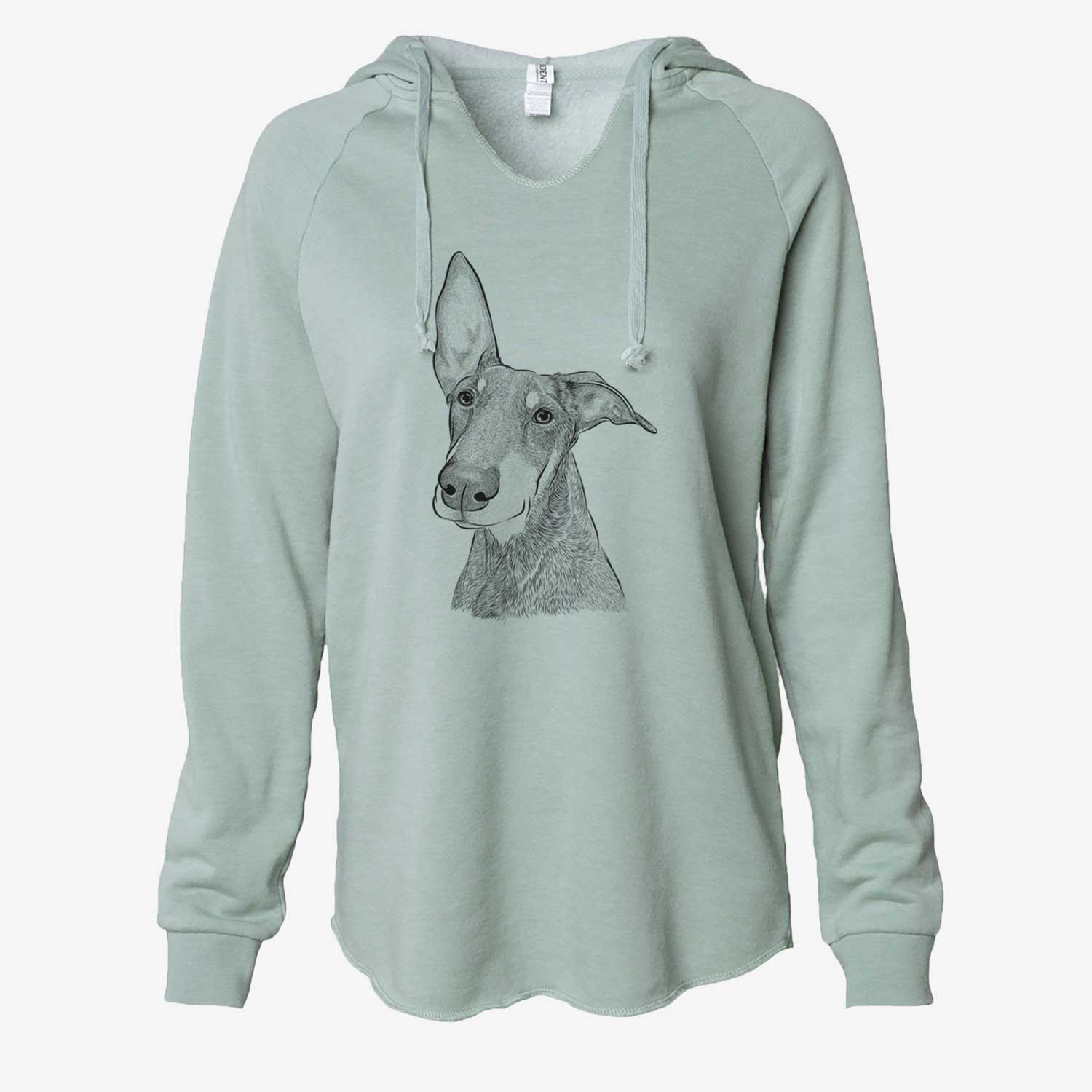 Kain the Doberman Pinscher - Cali Wave Hooded Sweatshirt
