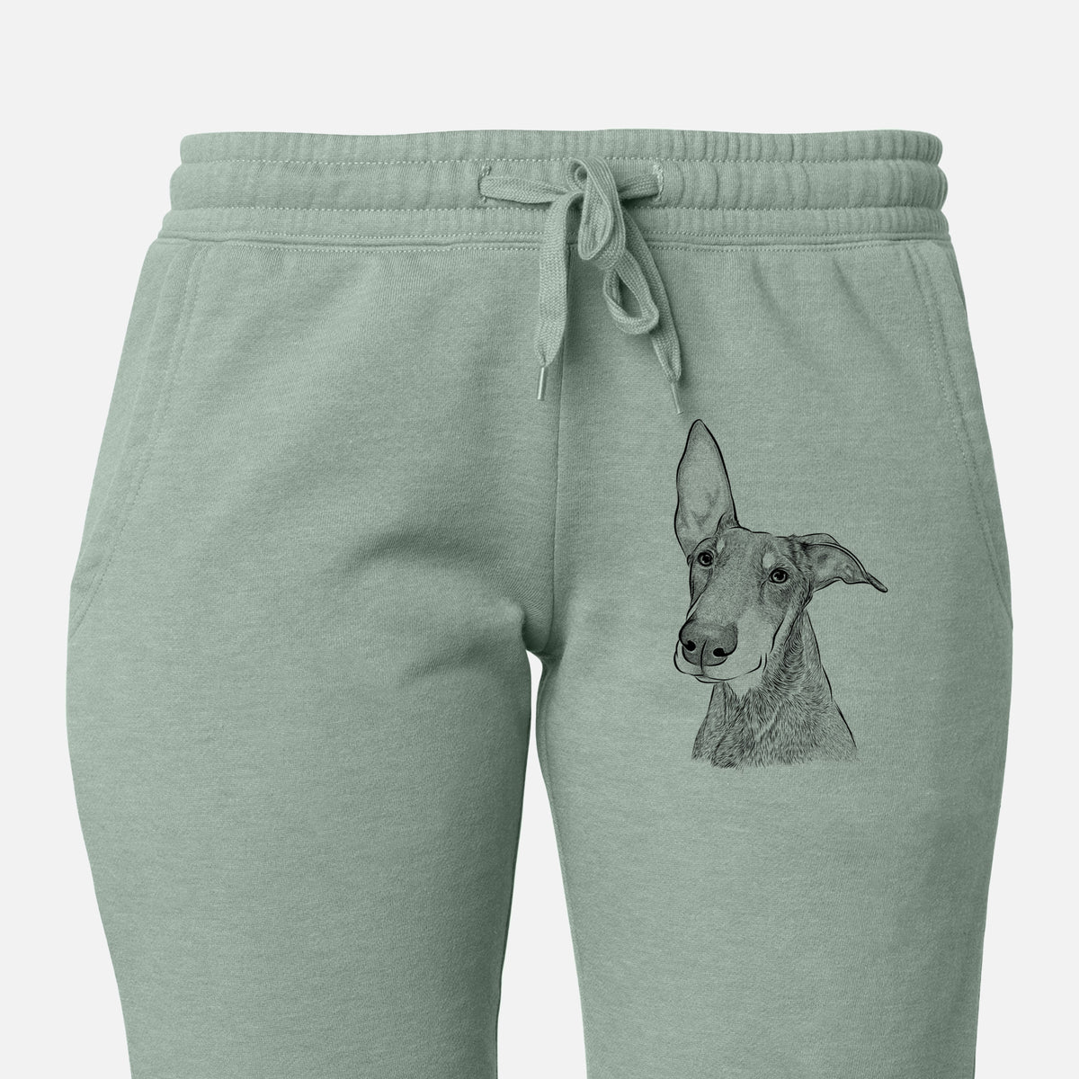 Kain the Doberman Pinscher - Women&#39;s Cali Wave Joggers