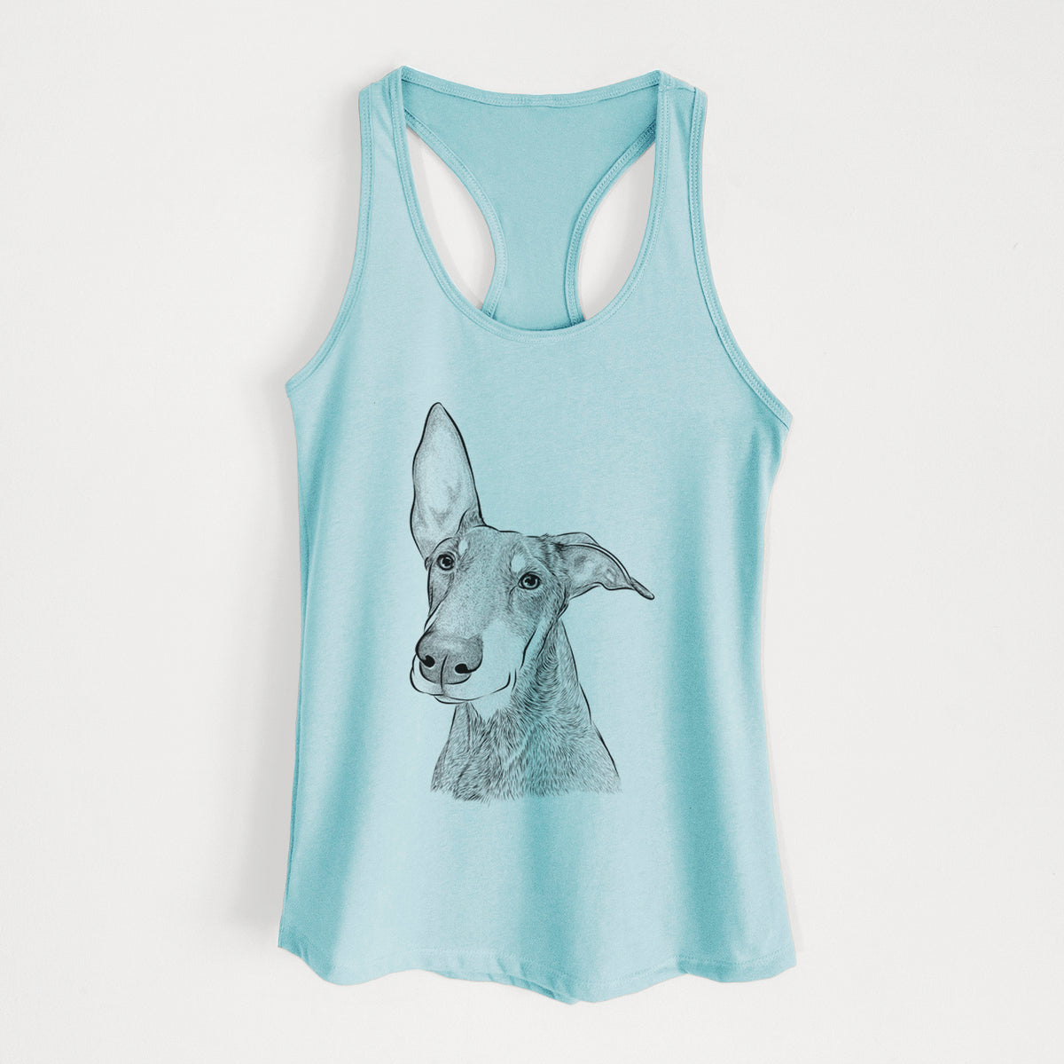 Kain the Doberman Pinscher - Women's Racerback Tanktop