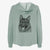 Kasia the Norwegian Elkhound - Women's Cali Wave Zip-Up Sweatshirt