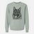 Bare Kasia the Norwegian Elkhound - Unisex Pigment Dyed Crew Sweatshirt