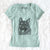 Bare Kasia the Norwegian Elkhound - Women's V-neck Shirt