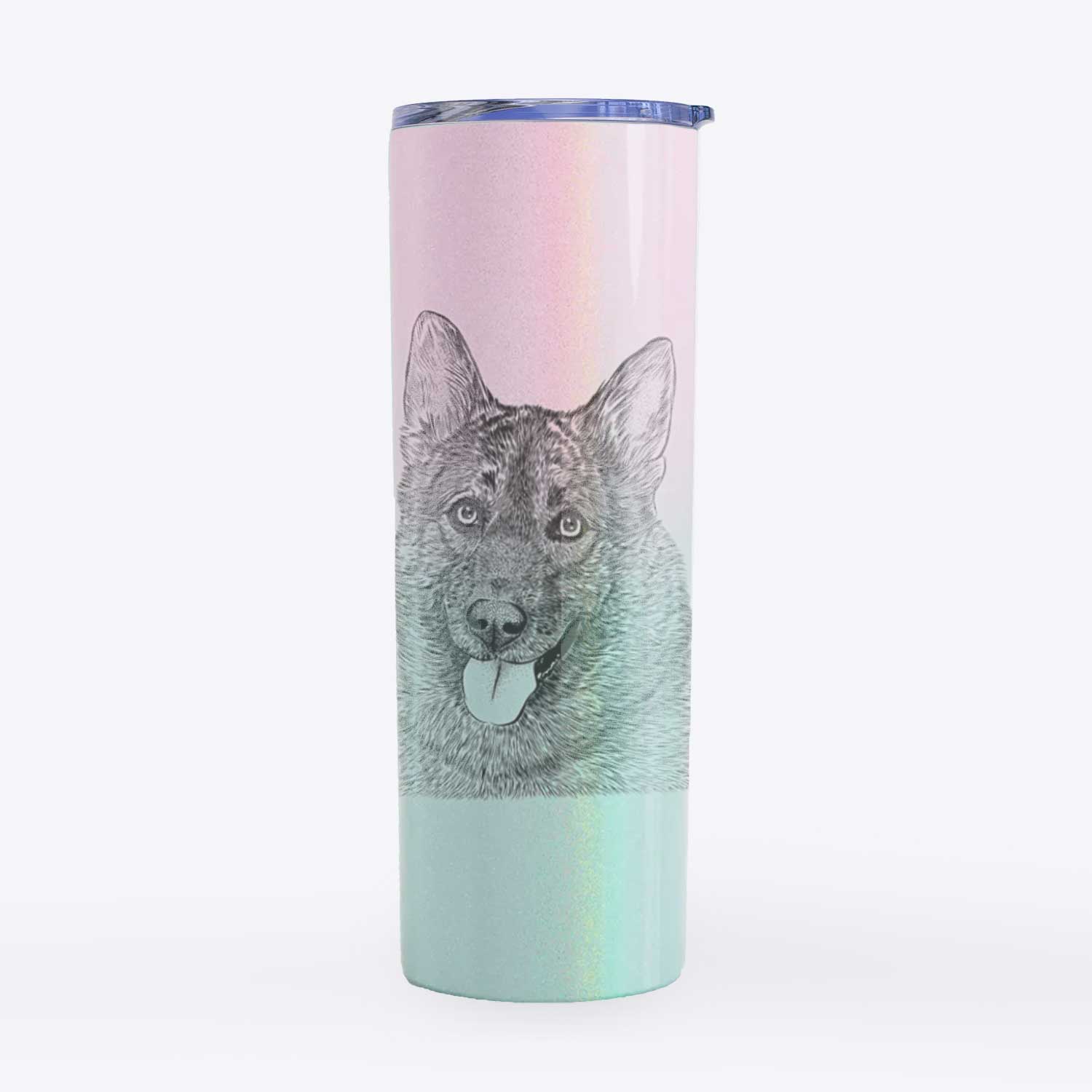 Kasia the Norwegian Elkhound - 20oz Skinny Tumbler