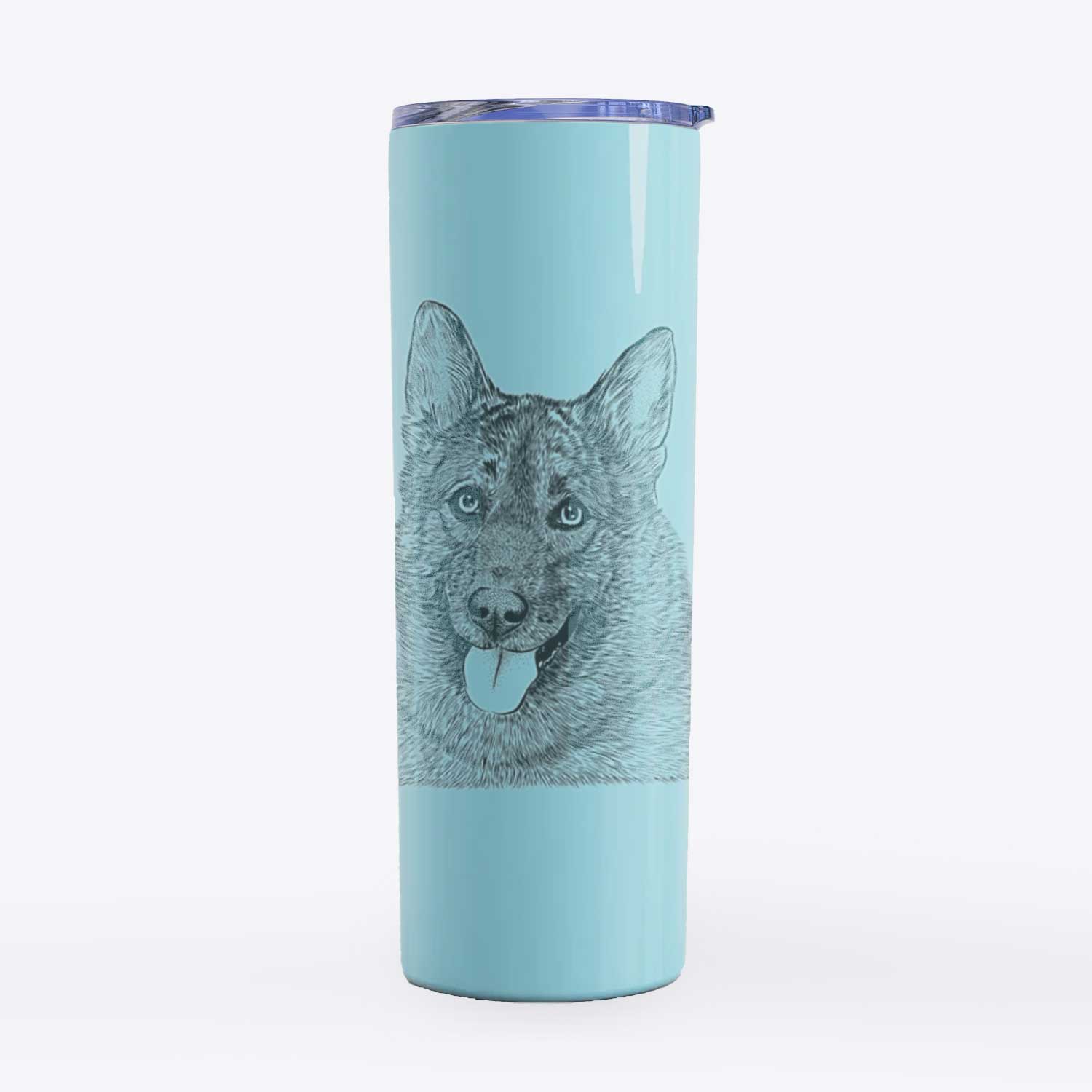 Kasia the Norwegian Elkhound - 20oz Skinny Tumbler