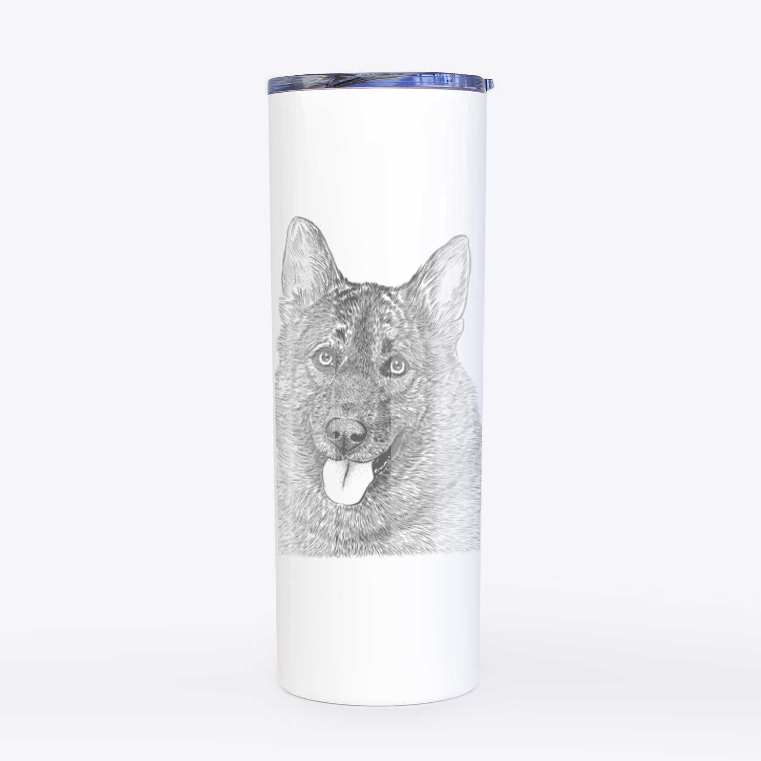 Kasia the Norwegian Elkhound - 20oz Skinny Tumbler