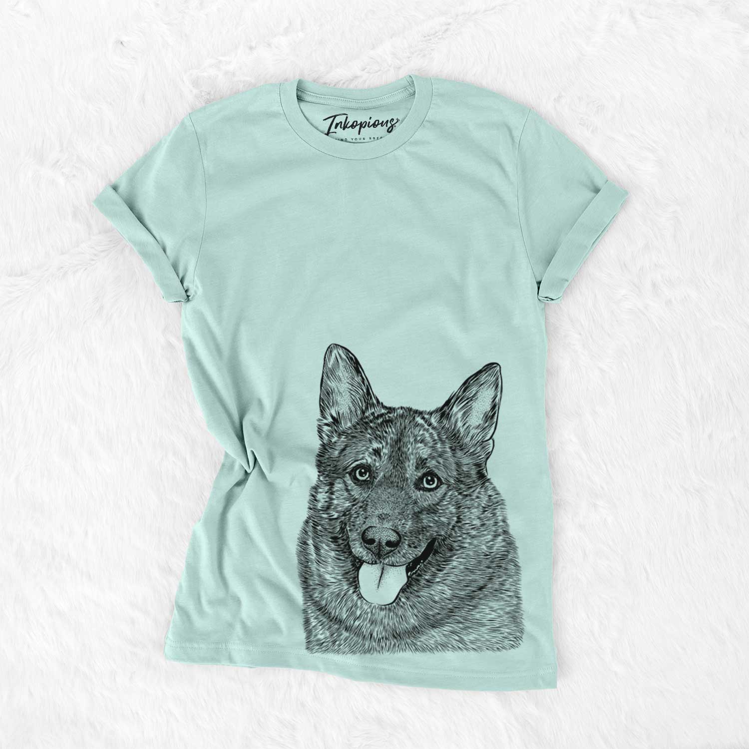 Bare Kasia the Norwegian Elkhound - Unisex Crewneck