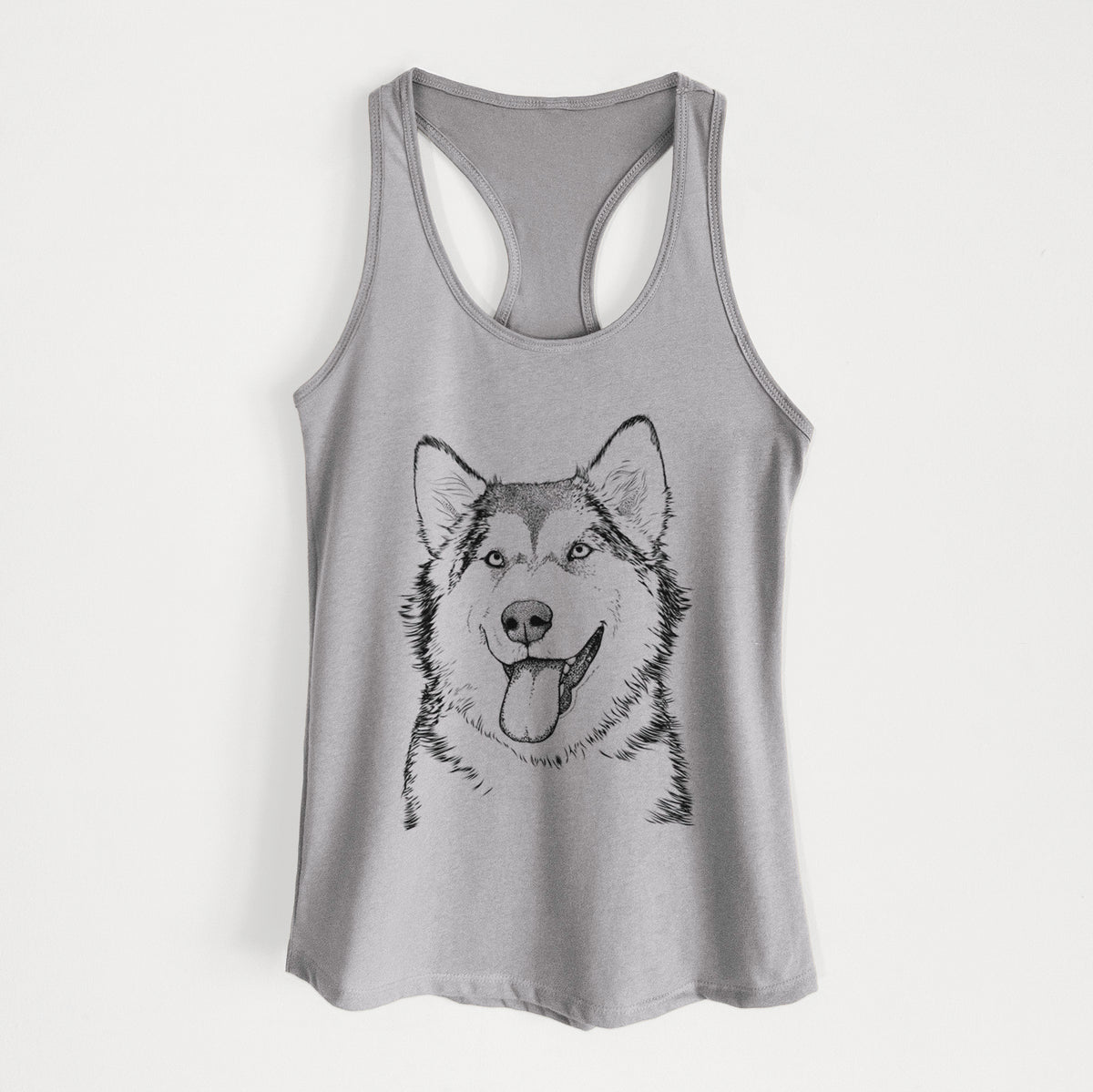 Kaskae the Alaskan Malamute - Women&#39;s Racerback Tanktop