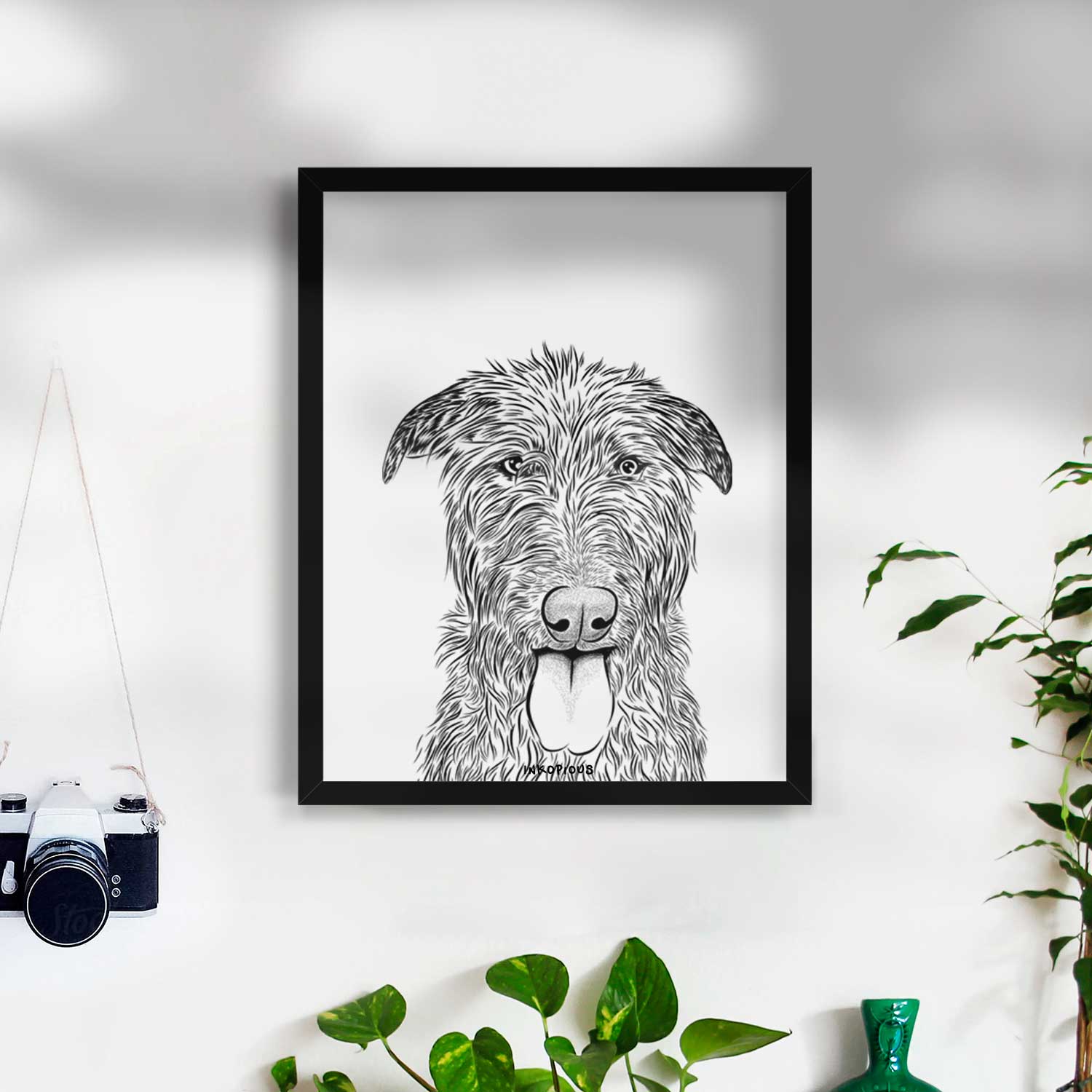 Keeva the Irish Wolfhound Art Print