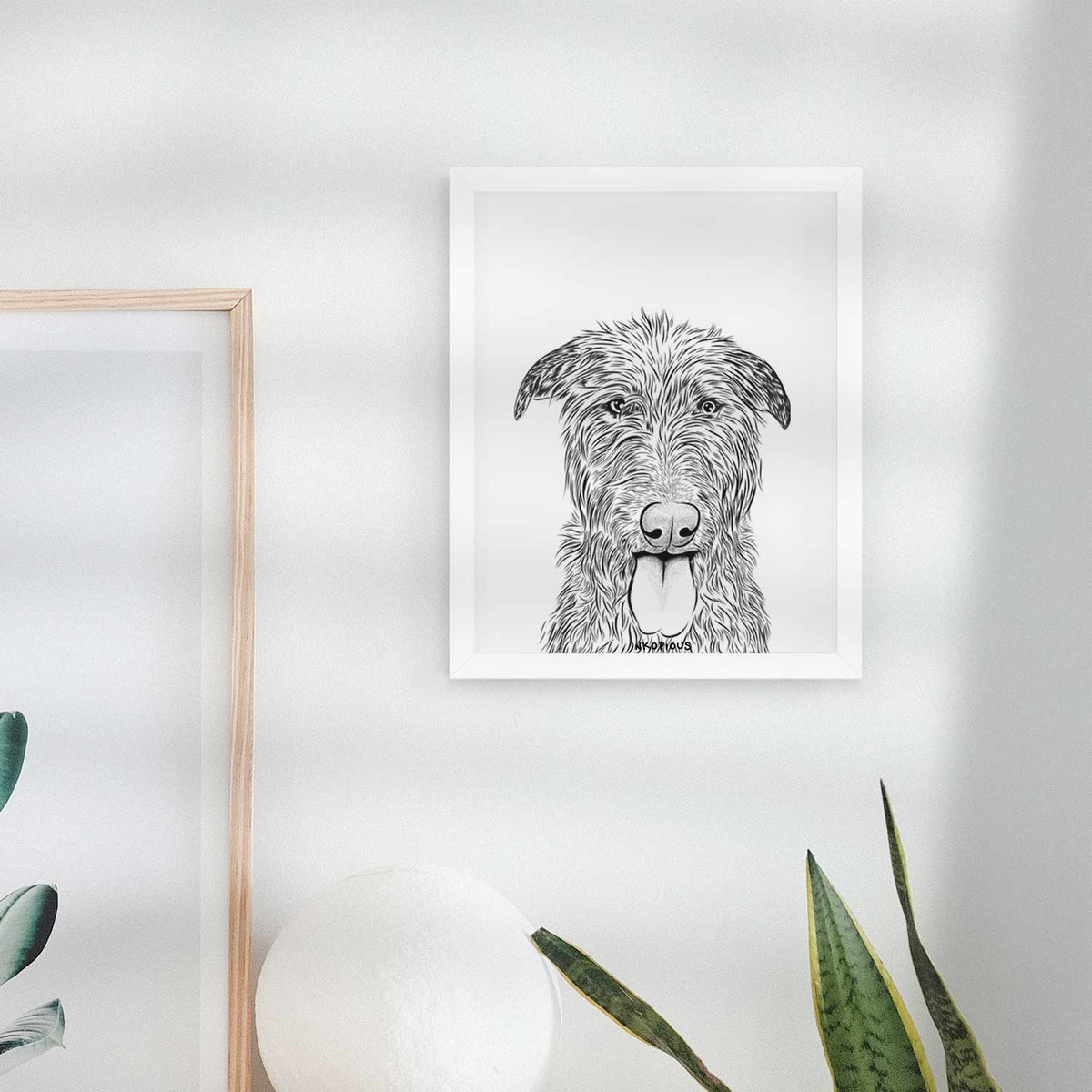 Keeva the Irish Wolfhound Art Print