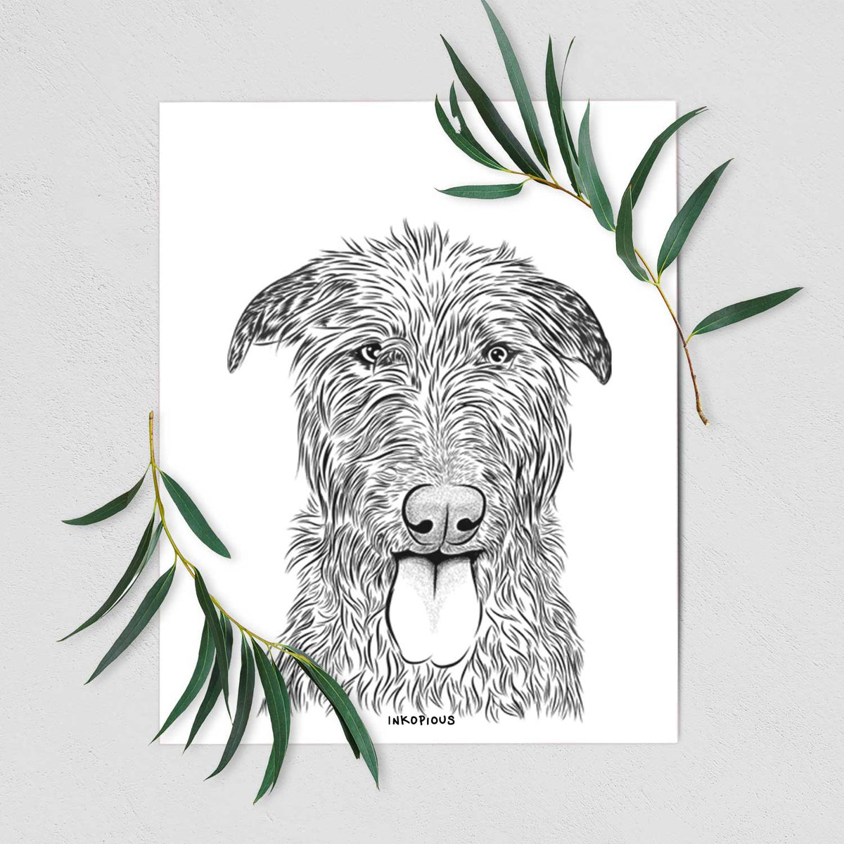 Keeva the Irish Wolfhound Art Print