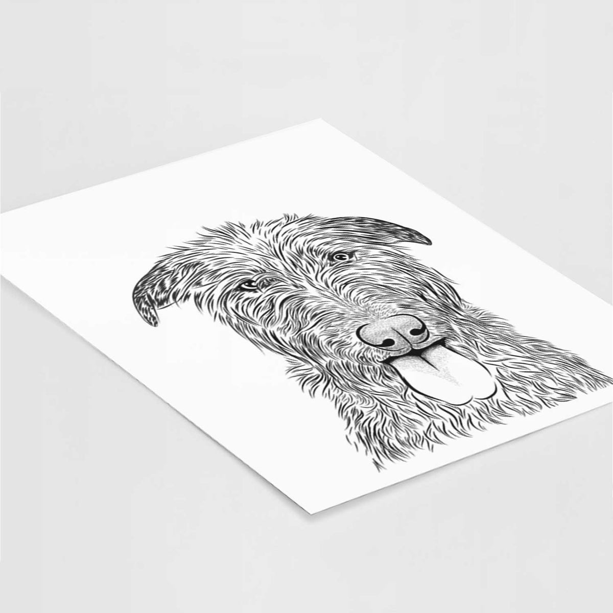 Keeva the Irish Wolfhound Art Print
