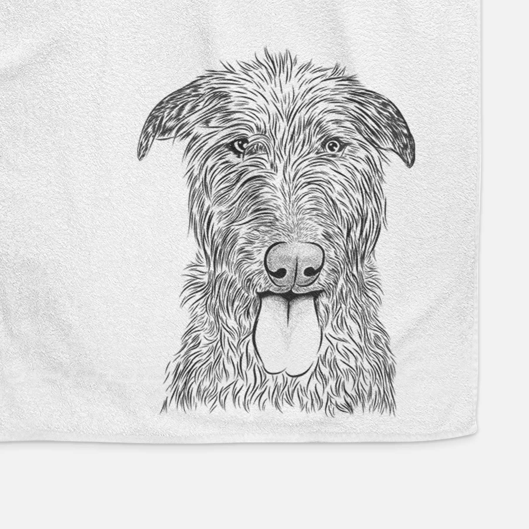 Keeva the Irish Wolfhound Decorative Hand Towel