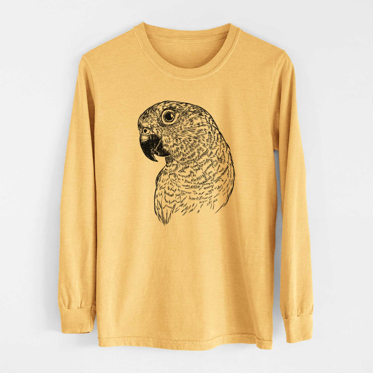 Bare Kelly the Conure - Heavyweight 100% Cotton Long Sleeve