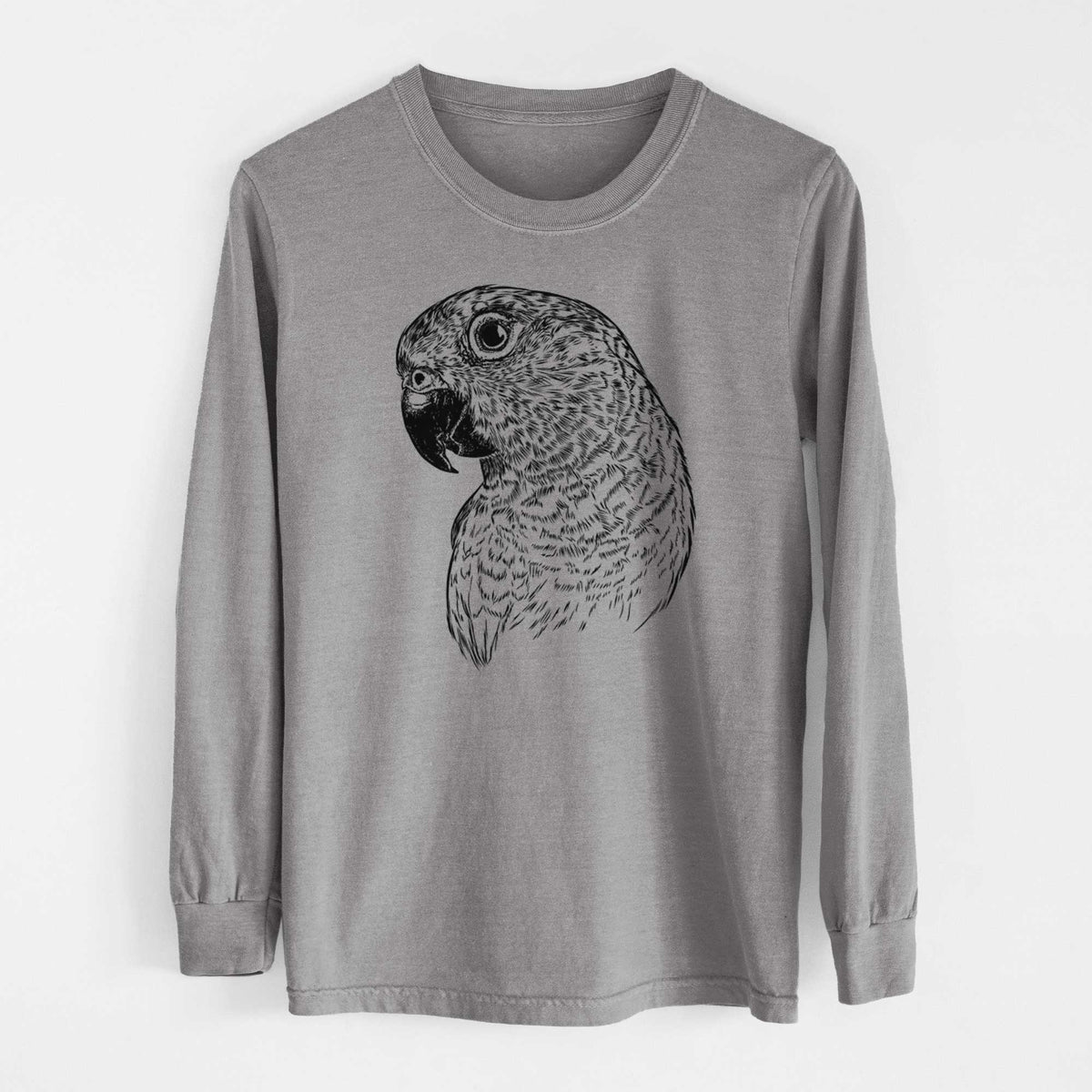 Bare Kelly the Conure - Heavyweight 100% Cotton Long Sleeve