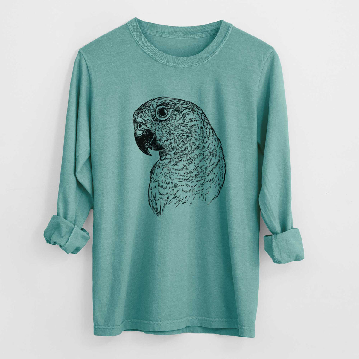 Bare Kelly the Conure - Heavyweight 100% Cotton Long Sleeve