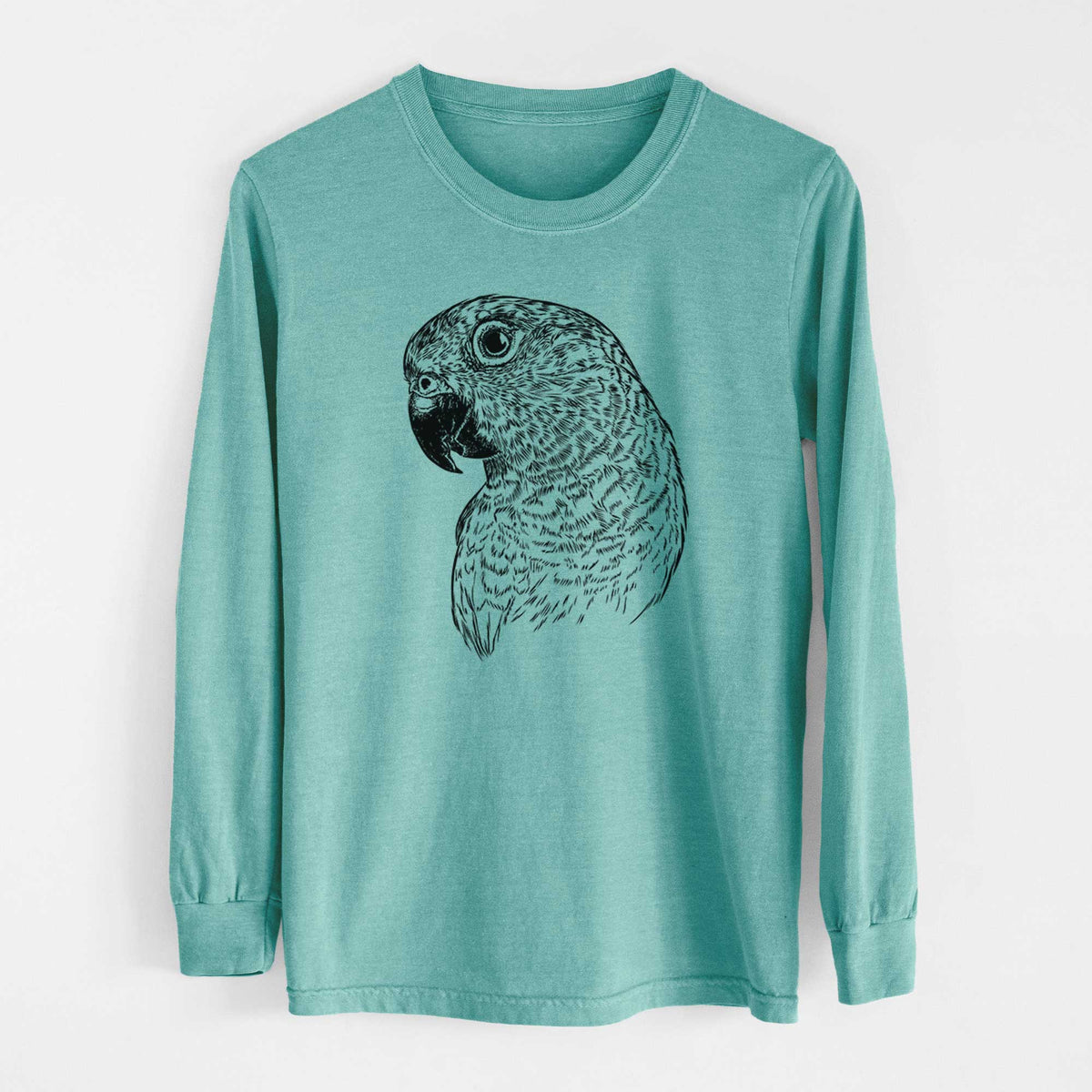 Bare Kelly the Conure - Heavyweight 100% Cotton Long Sleeve