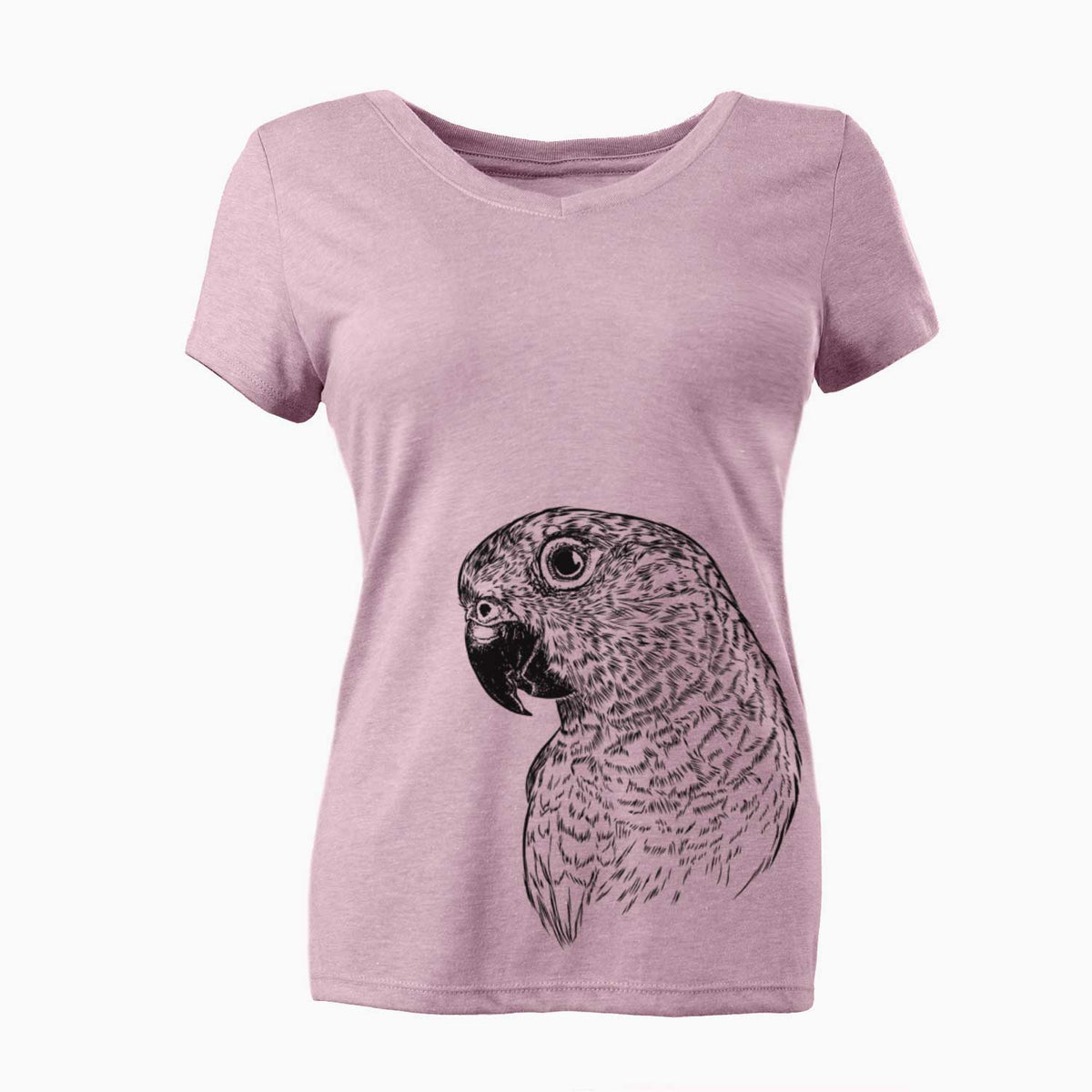 Bare Kelly the Conure - Women's V-neck Shirt
