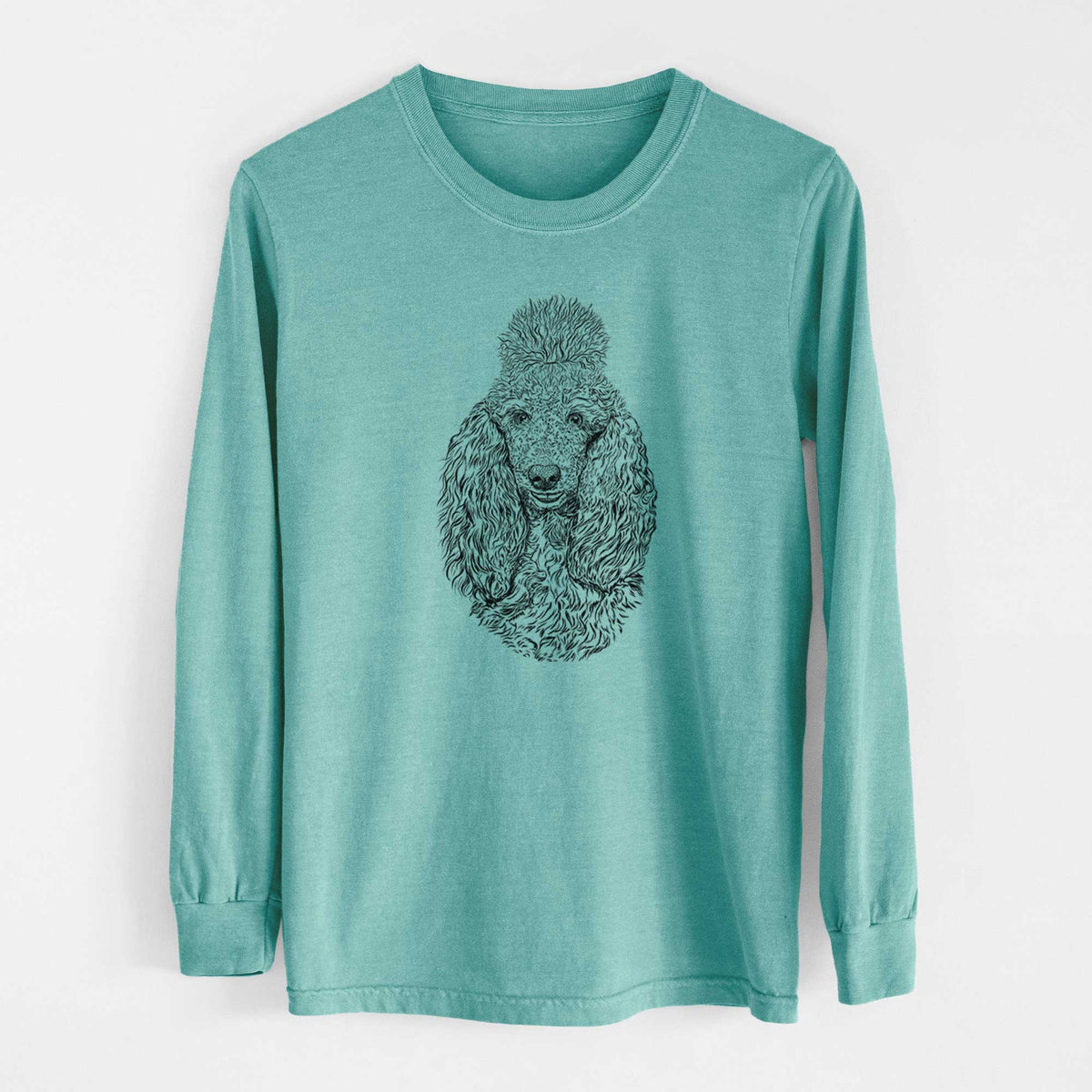 Bare Kenna the Standard Poodle - Heavyweight 100% Cotton Long Sleeve