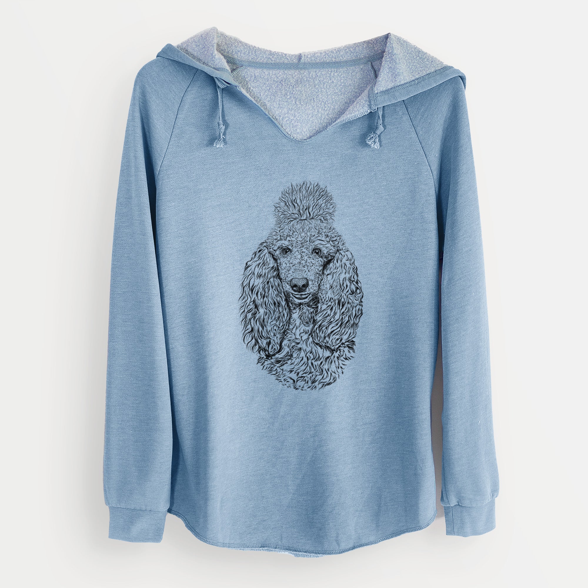 Bare Kenna the Standard Poodle - Cali Wave Hooded Sweatshirt