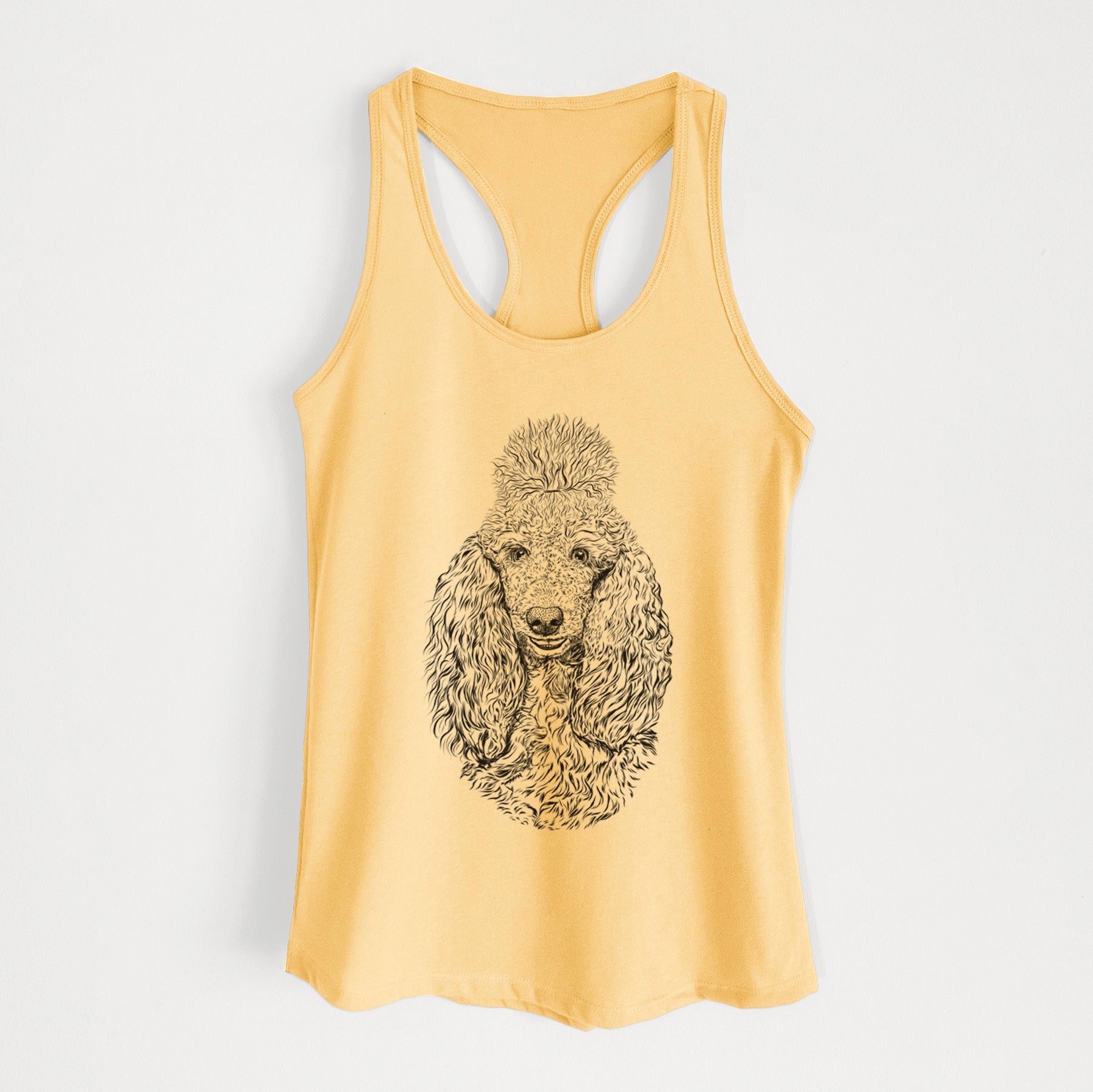 Kenna the Standard Poodle - Women's Racerback Tanktop