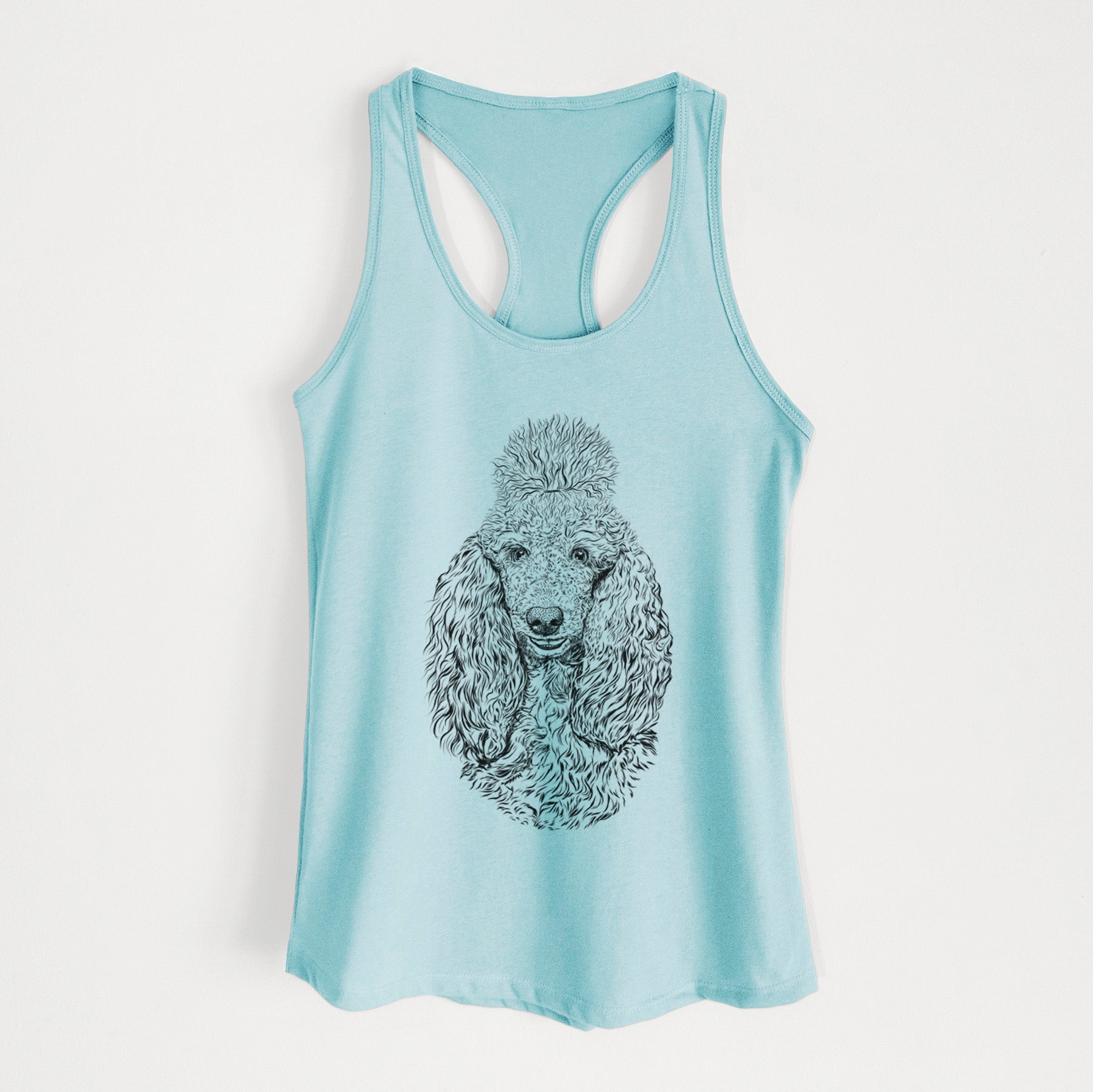 Kenna the Standard Poodle - Women's Racerback Tanktop