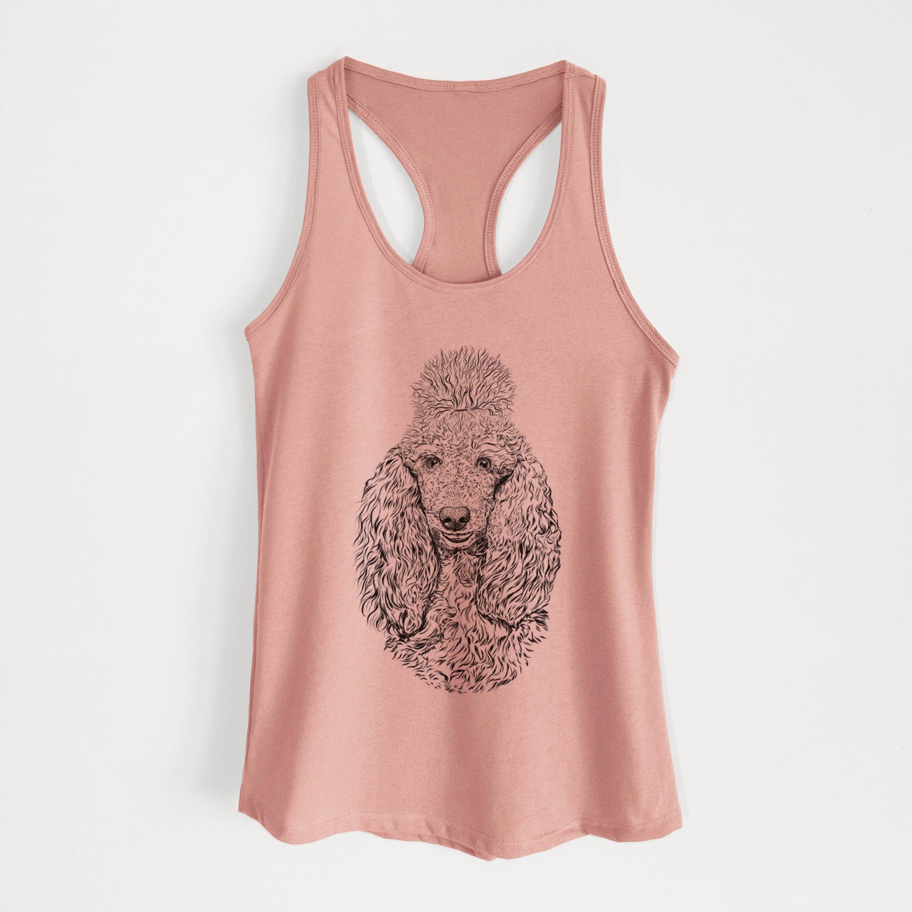 Kenna the Standard Poodle - Women's Racerback Tanktop