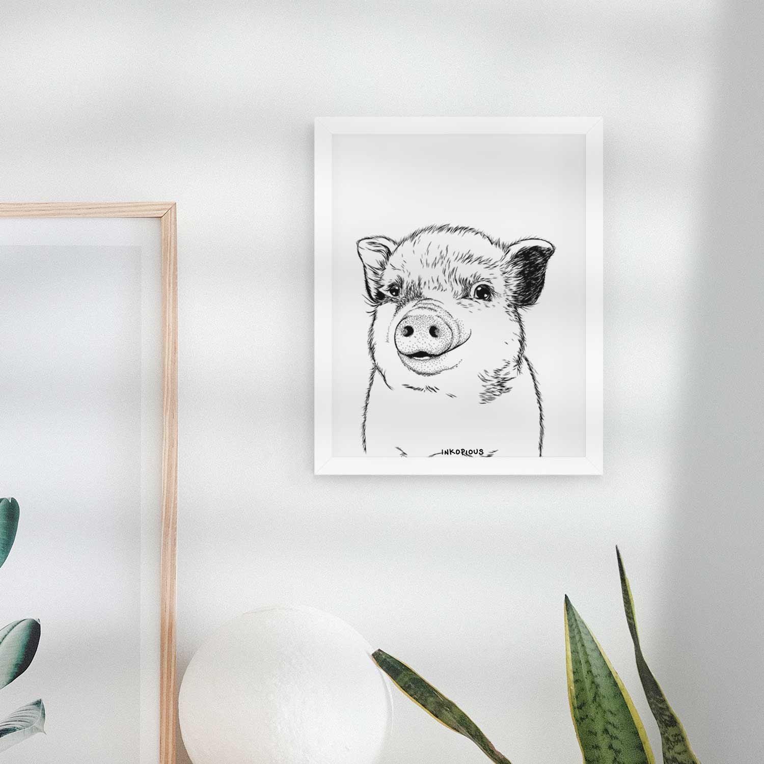 Kevin the Spotted Pig Art Print