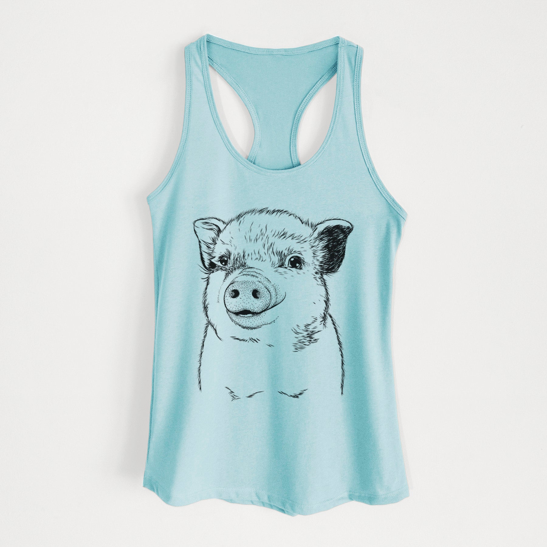 Kevin the Spotted Pig - Women's Racerback Tanktop