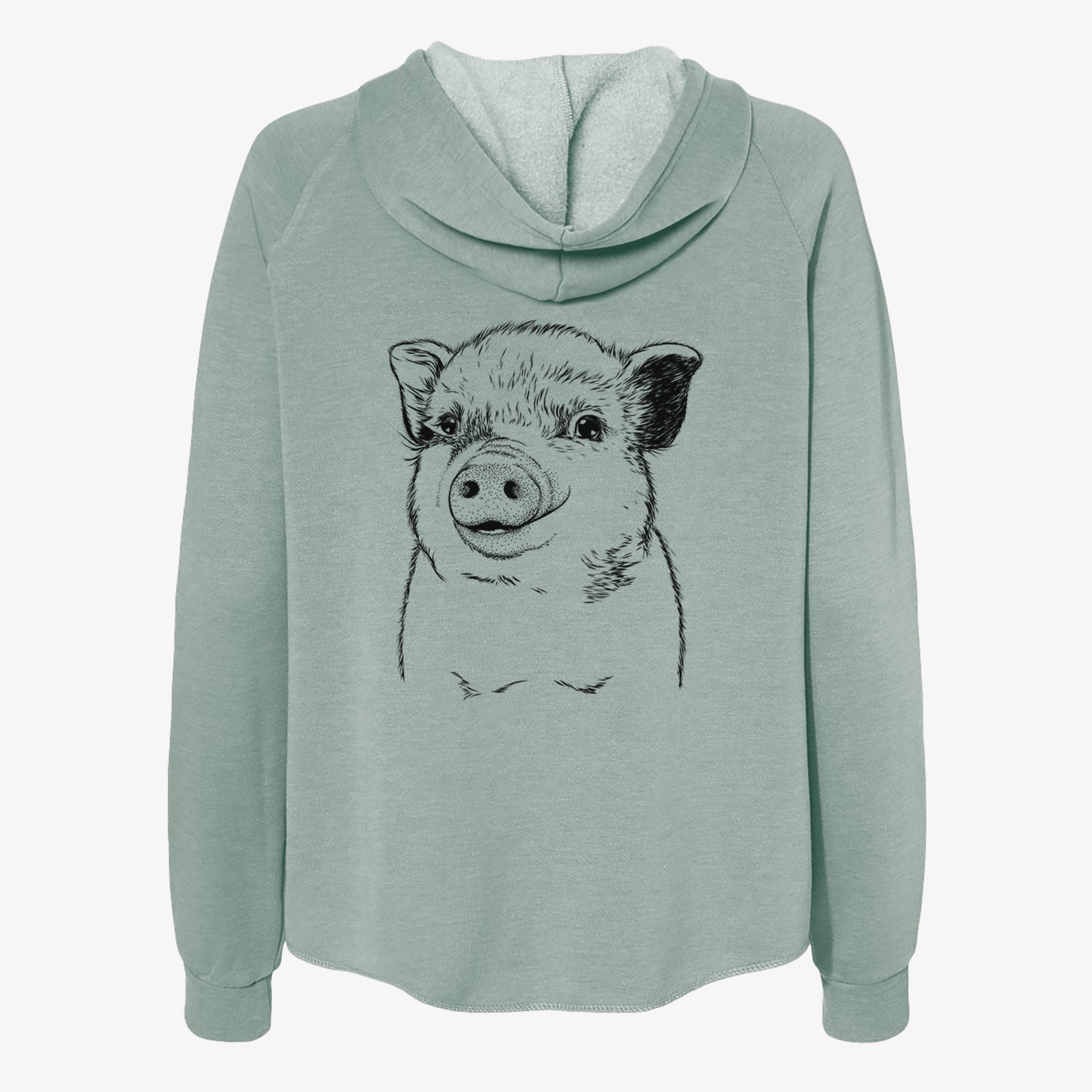 Kevin the Spotted Pig - Women's Cali Wave Zip-Up Sweatshirt