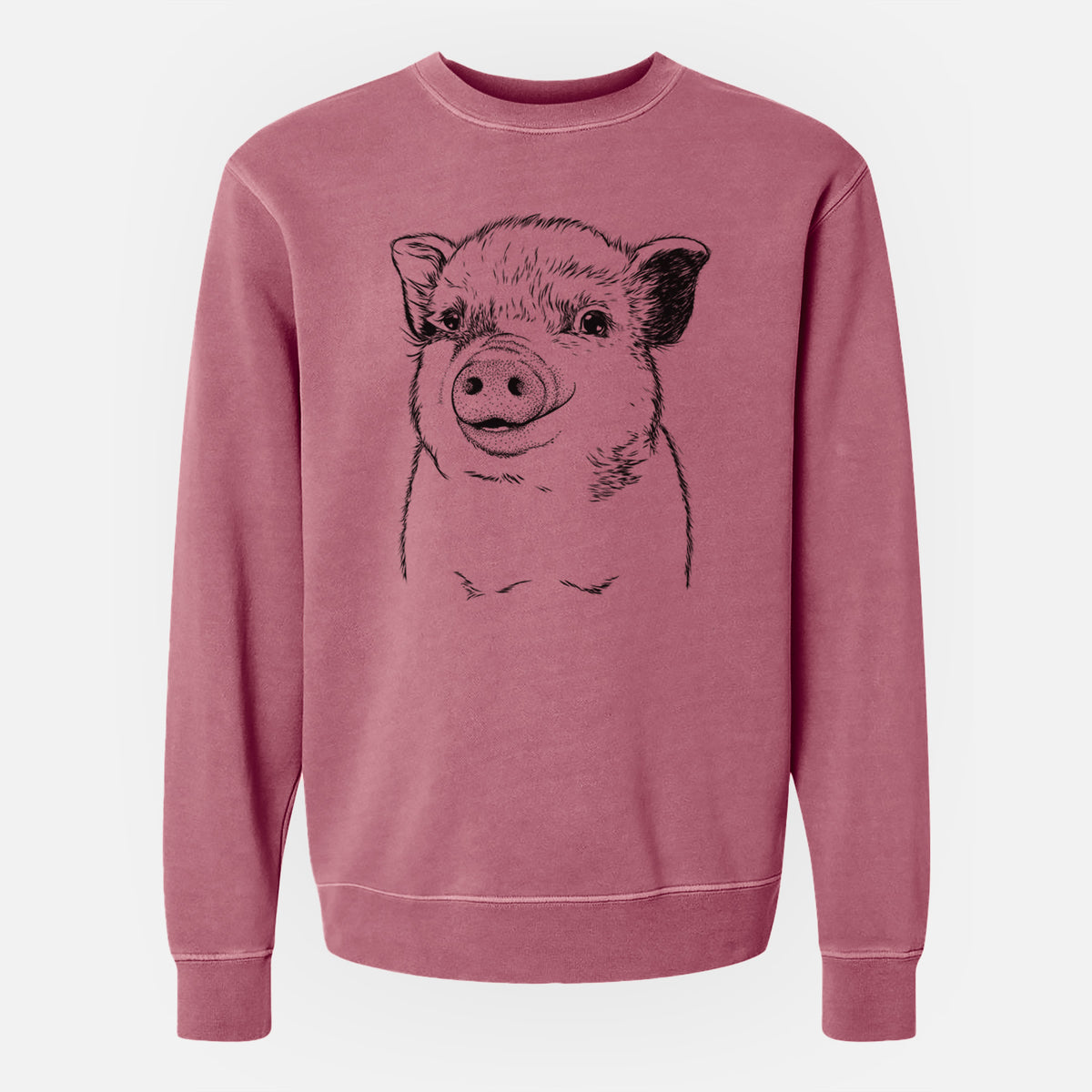 Bare Kevin the Spotted Pig - Unisex Pigment Dyed Crew Sweatshirt