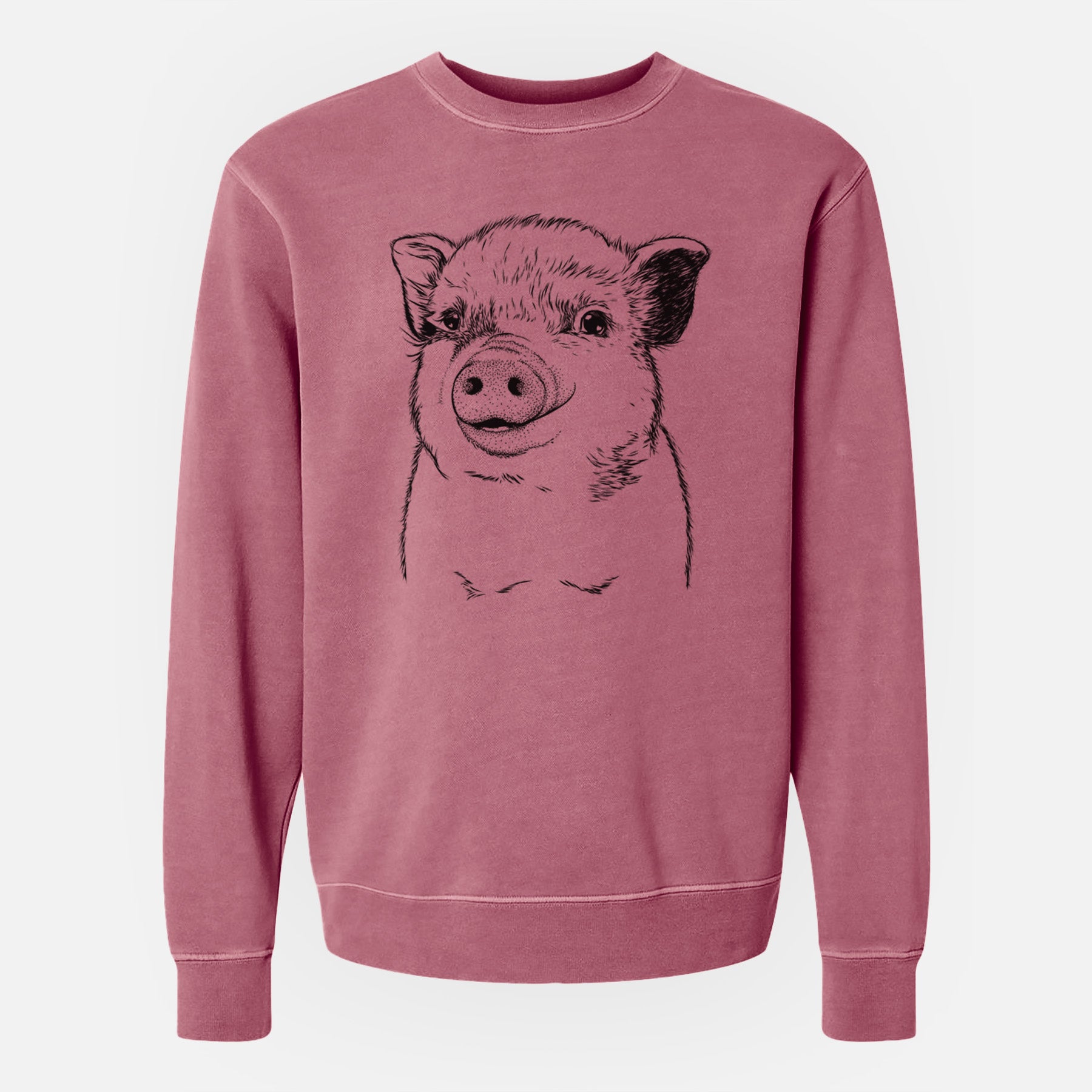 Bare Kevin the Spotted Pig - Unisex Pigment Dyed Crew Sweatshirt