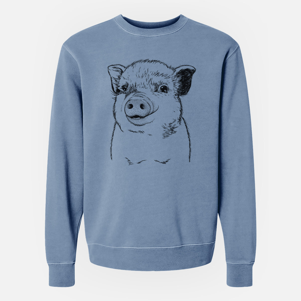 Bare Kevin the Spotted Pig - Unisex Pigment Dyed Crew Sweatshirt