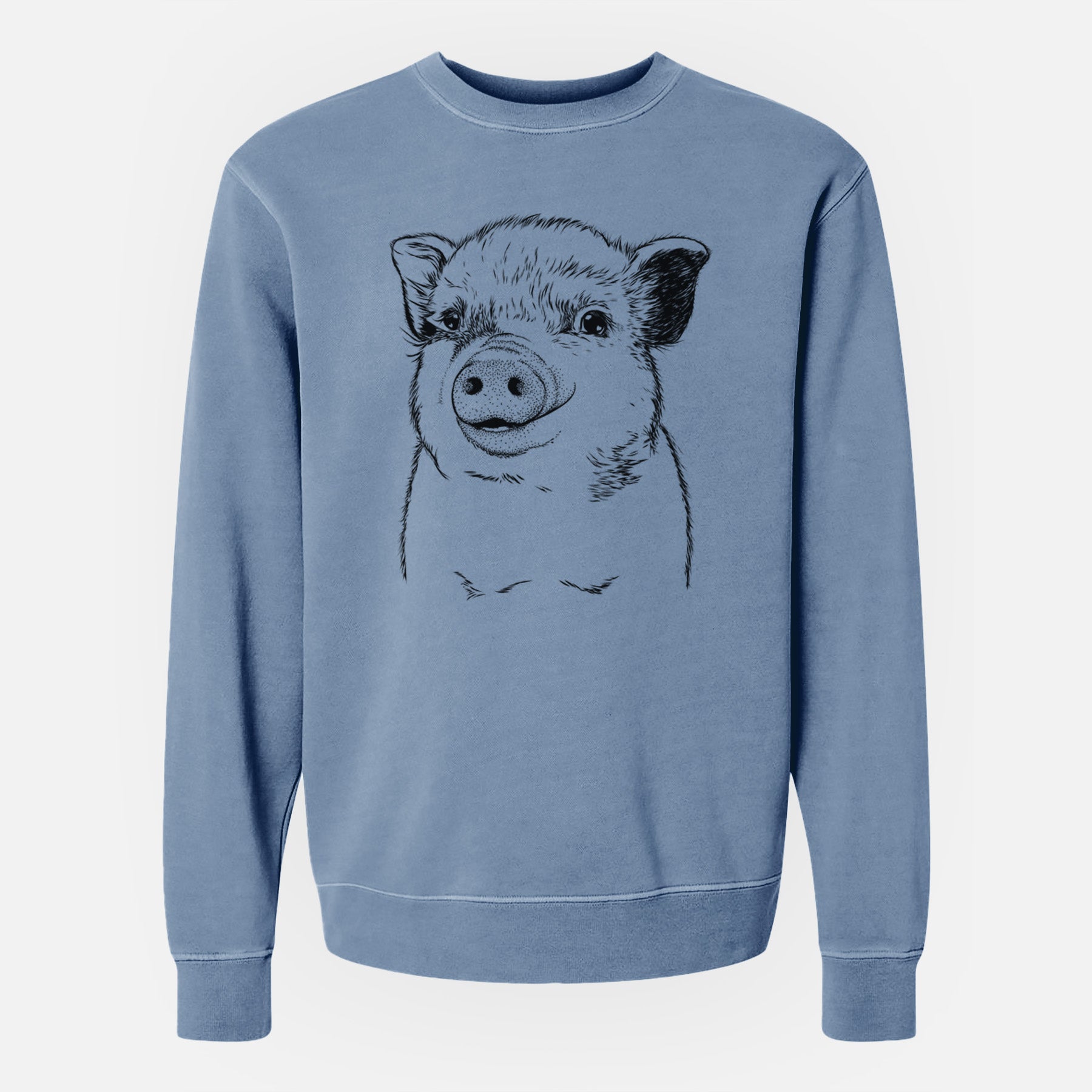 Bare Kevin the Spotted Pig - Unisex Pigment Dyed Crew Sweatshirt
