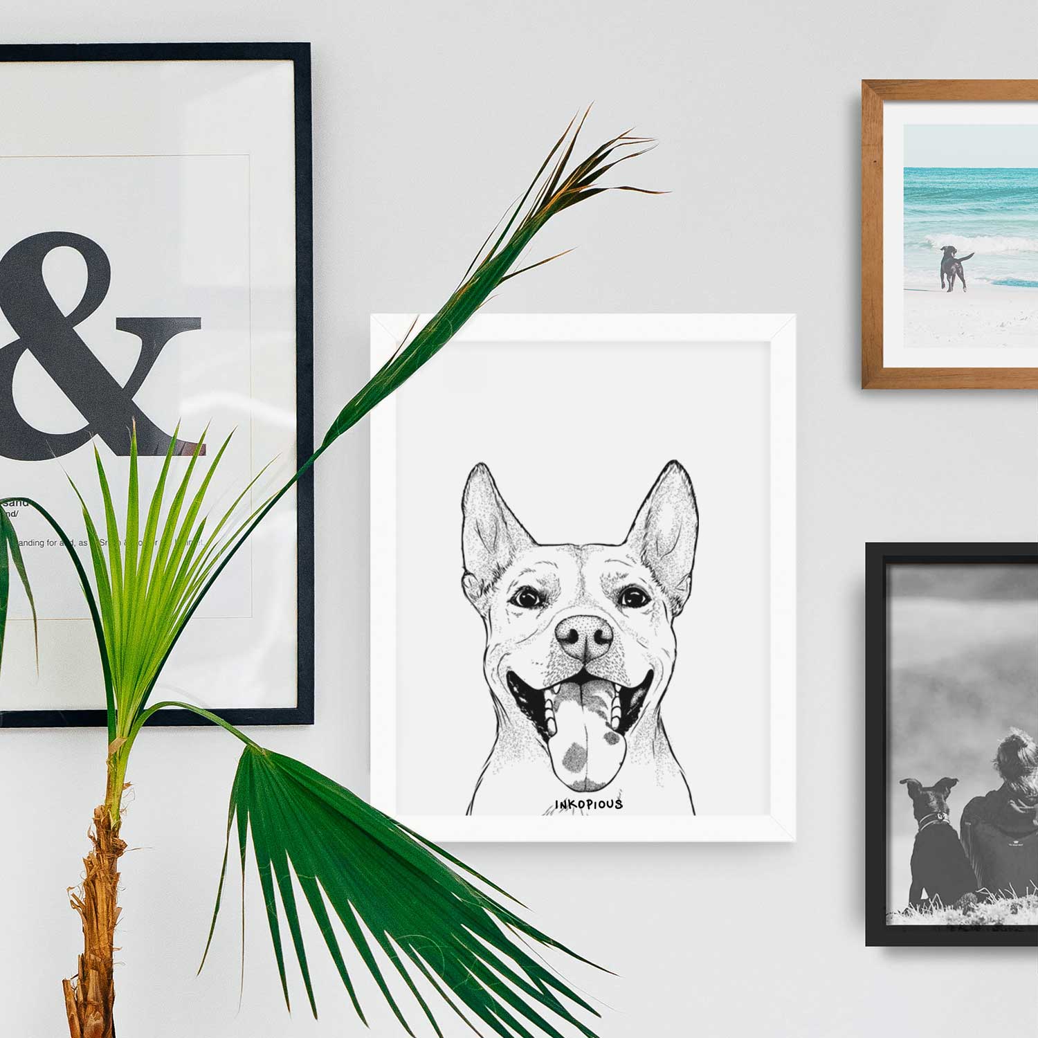 Khaleesi the Carolina Dog Art Print