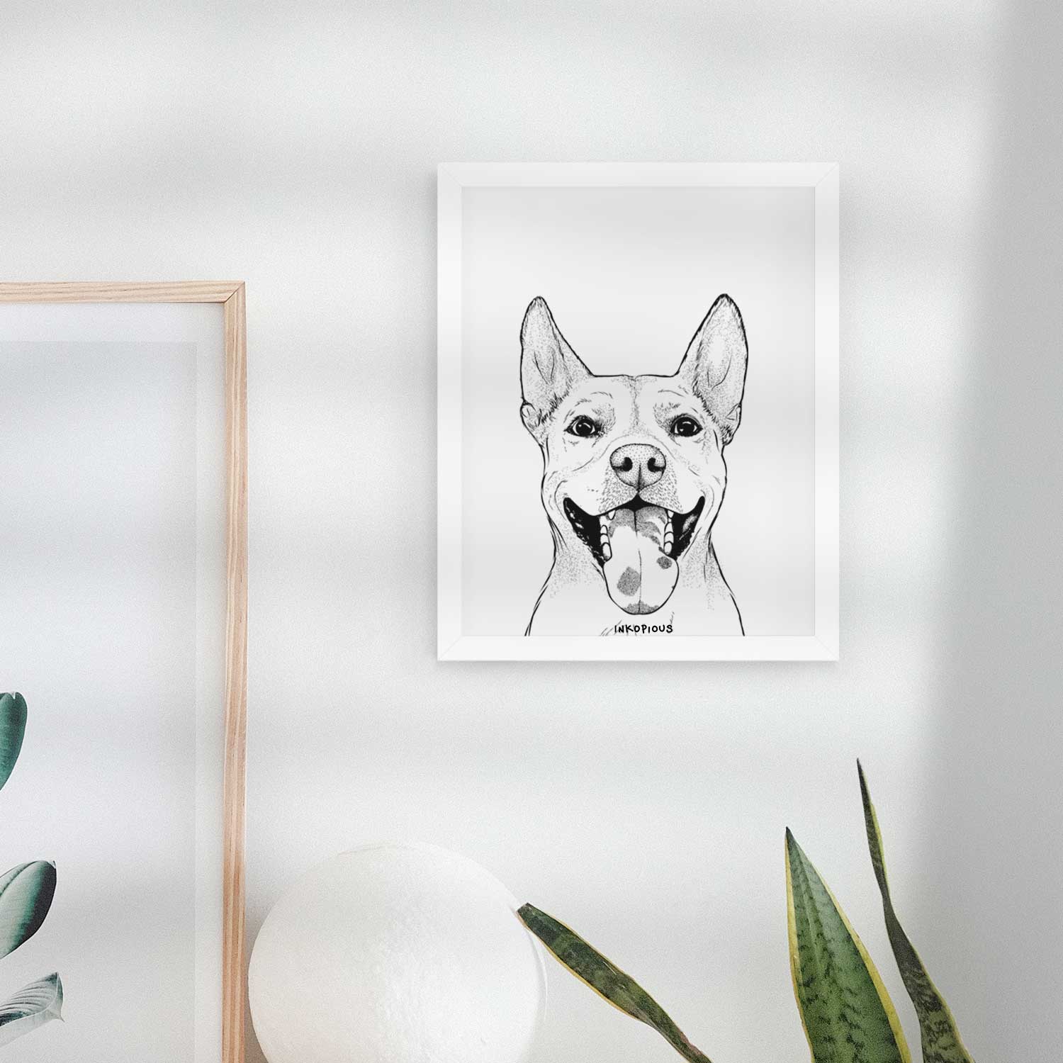 Khaleesi the Carolina Dog Art Print