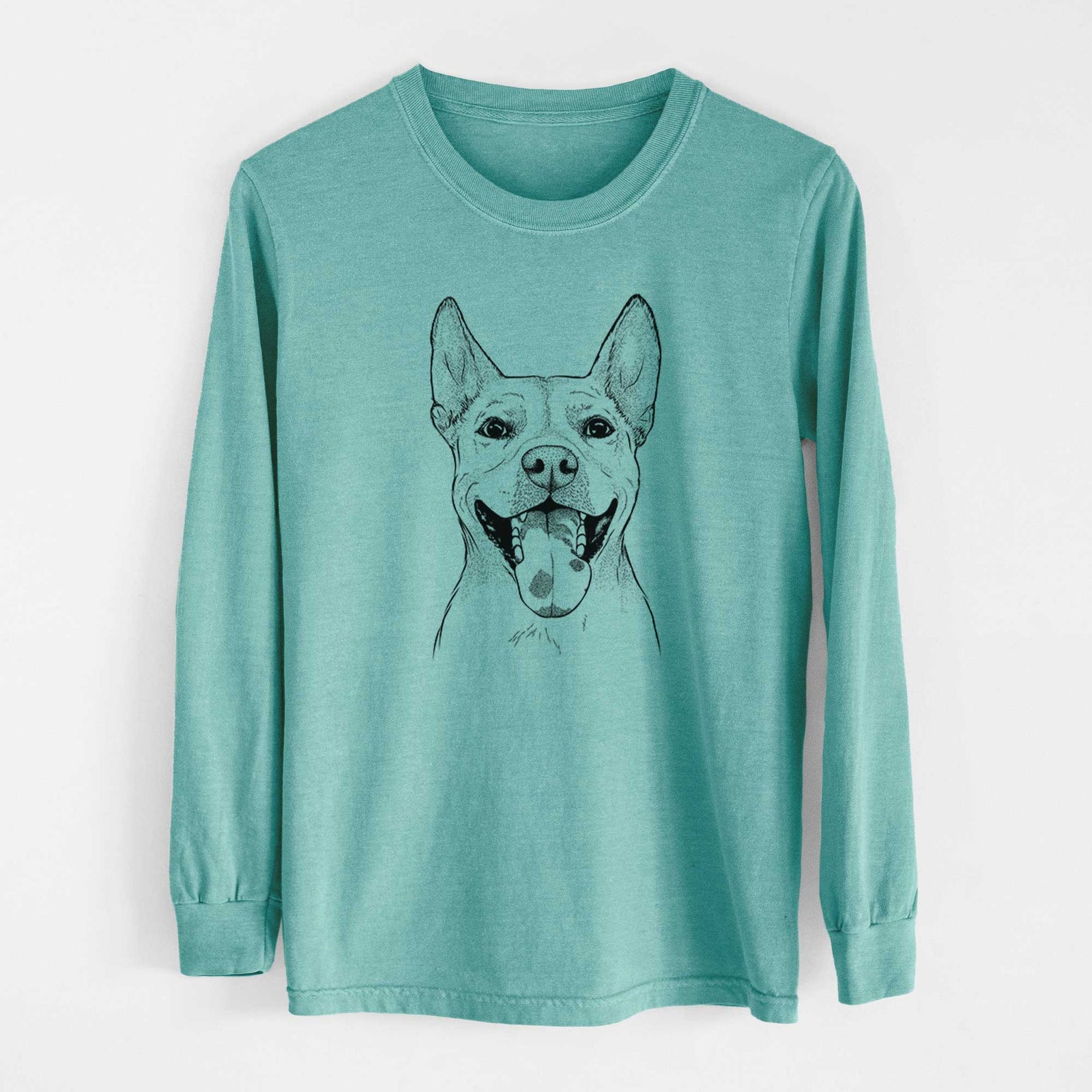 Bare Khaleesi the Carolina Dog - Heavyweight 100% Cotton Long Sleeve