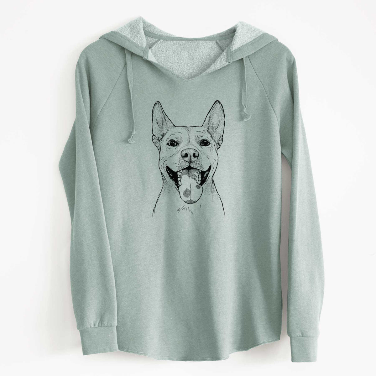 Bare Khaleesi the Carolina Dog - Cali Wave Hooded Sweatshirt