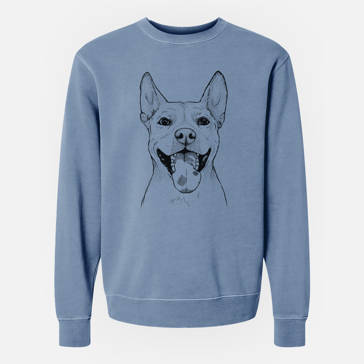 Bare Khaleesi the Carolina Dog - Unisex Pigment Dyed Crew Sweatshirt